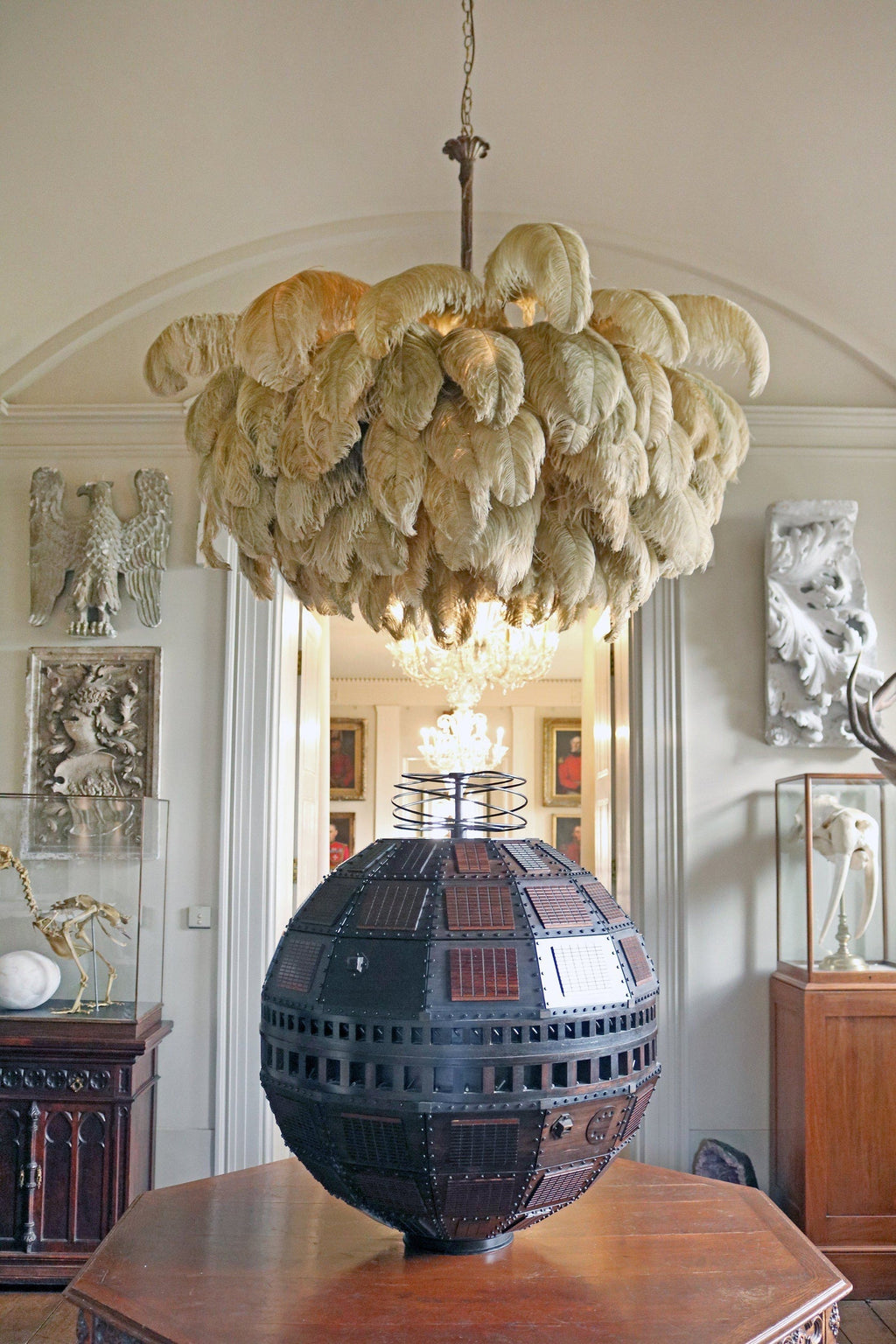 Feather Chandelier