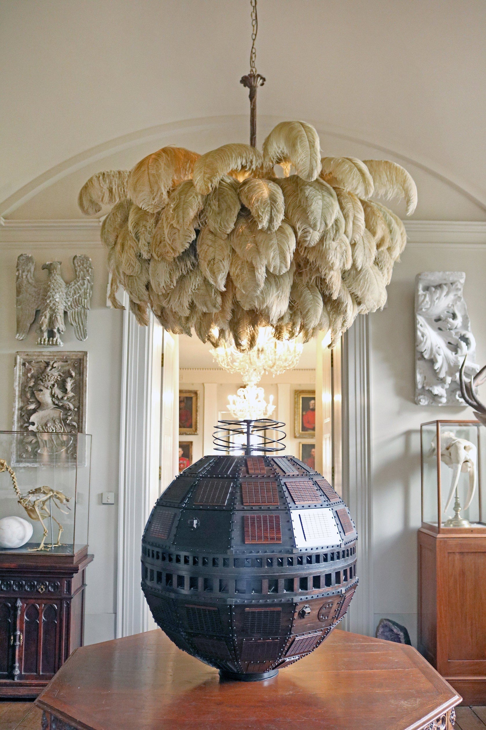 Feather Chandelier