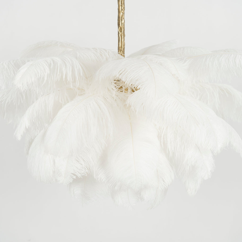 Feather Chandelier