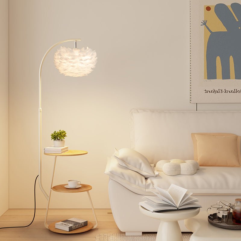 Feather Leaf Floor Lamp - ZozHome