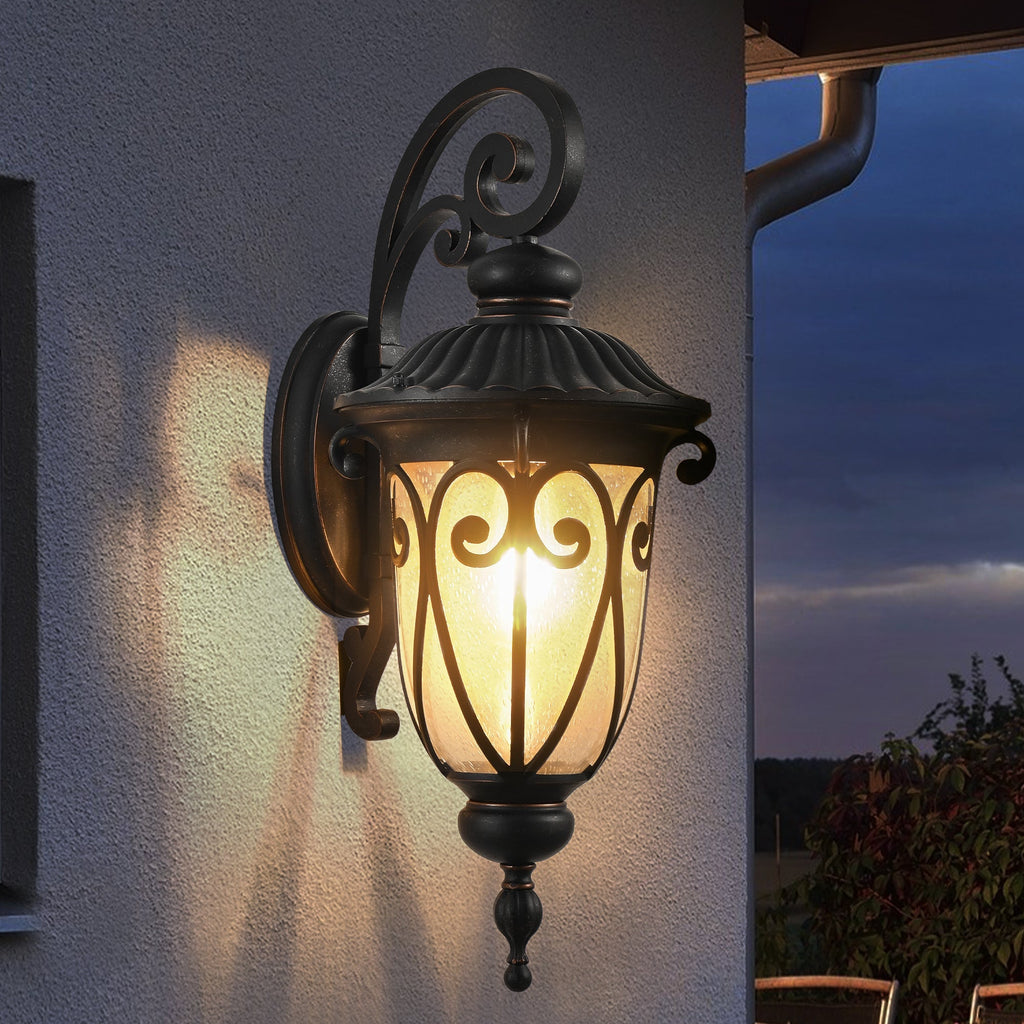 Florentine Lantern Outdoor Wall Lamp