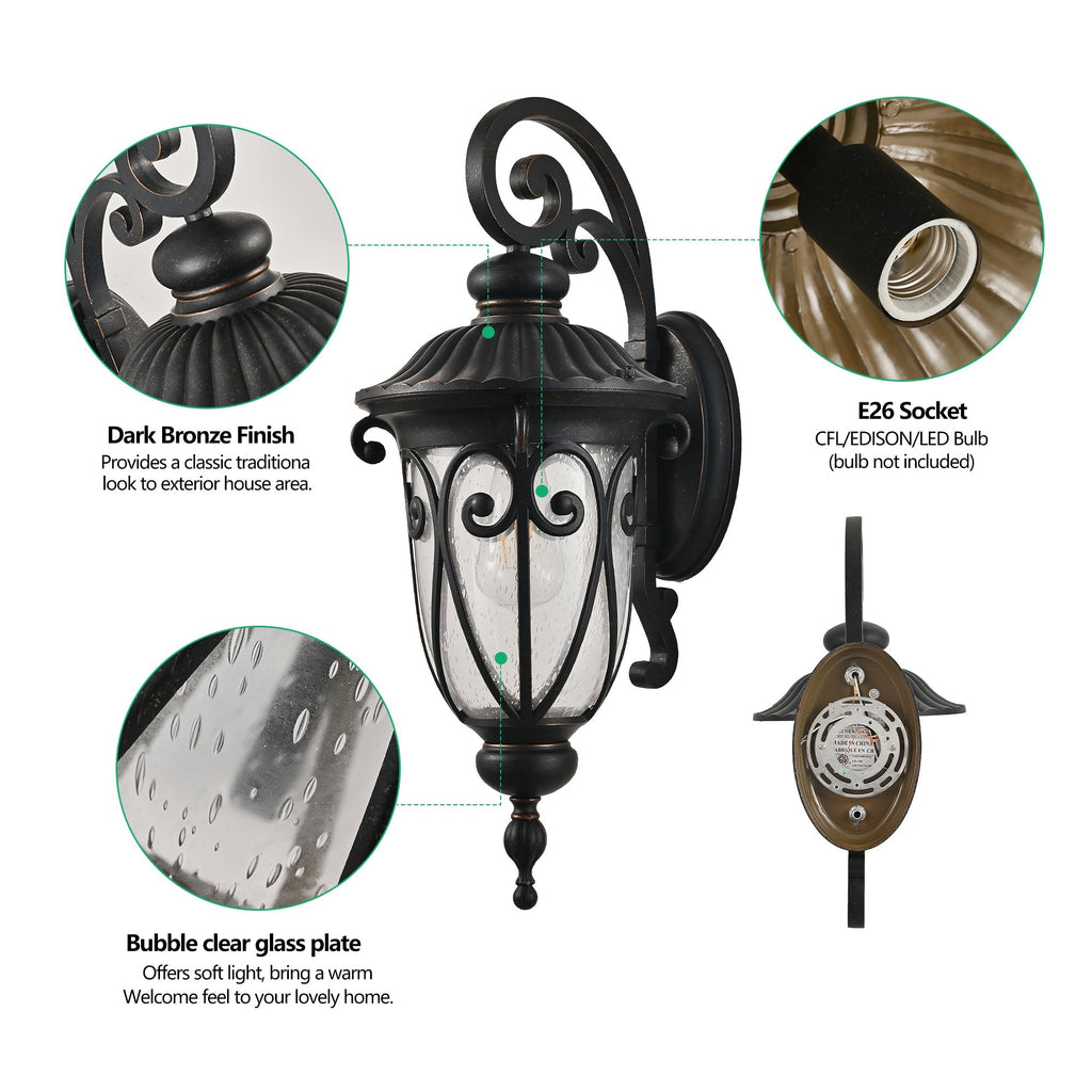 Florentine Lantern Outdoor Wall Lamp