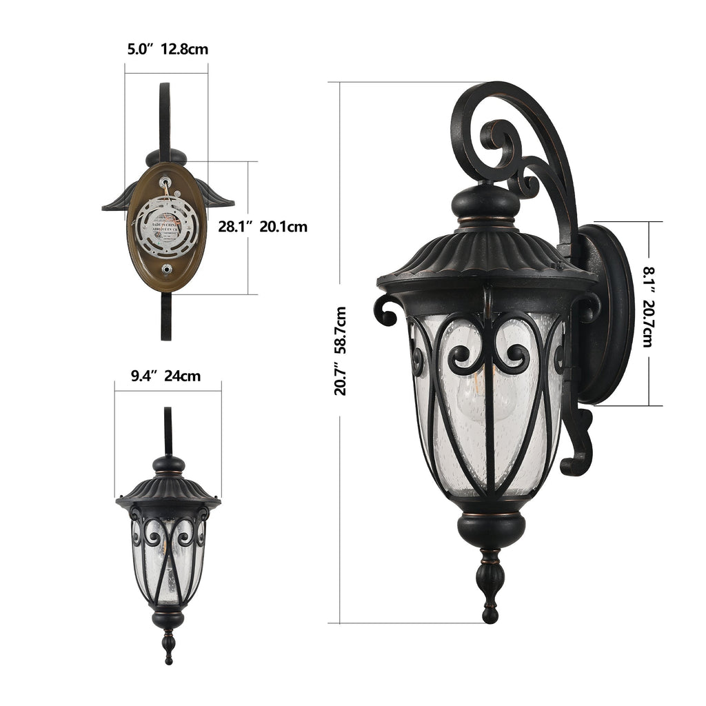 Florentine Lantern Outdoor Wall Lamp