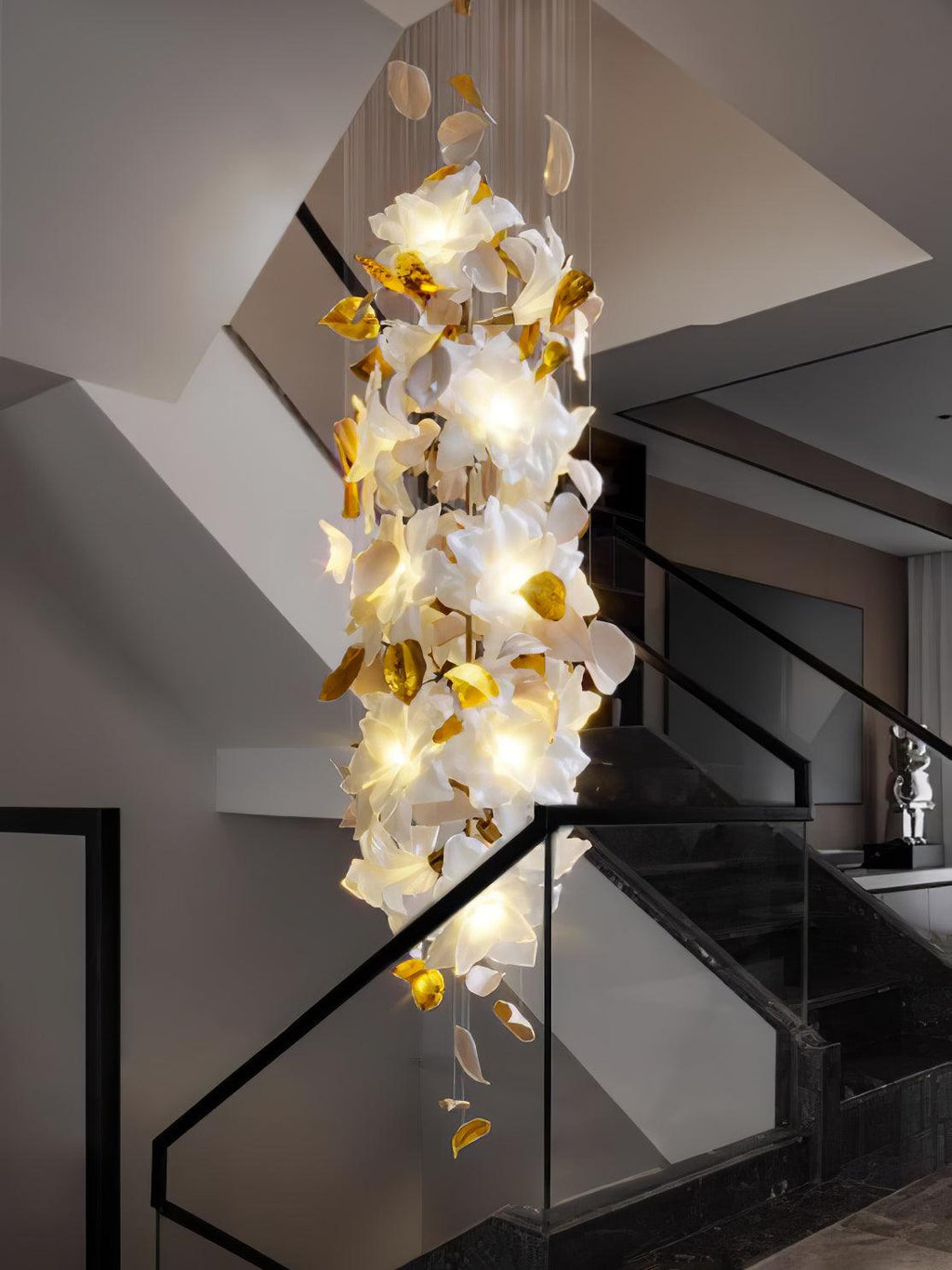Flying Flowers Fluttering Chandelier