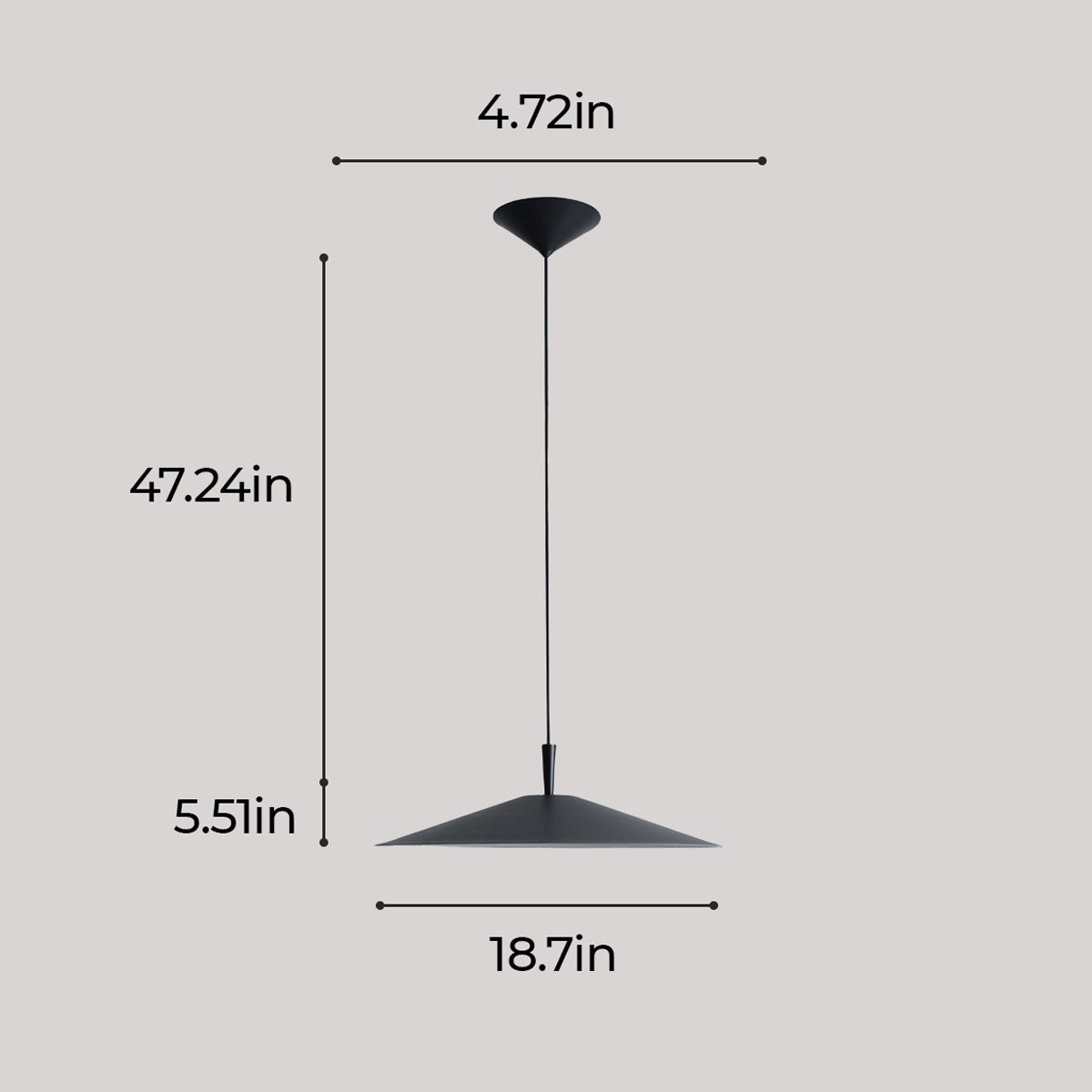 Fuji Mountain Pendant Light