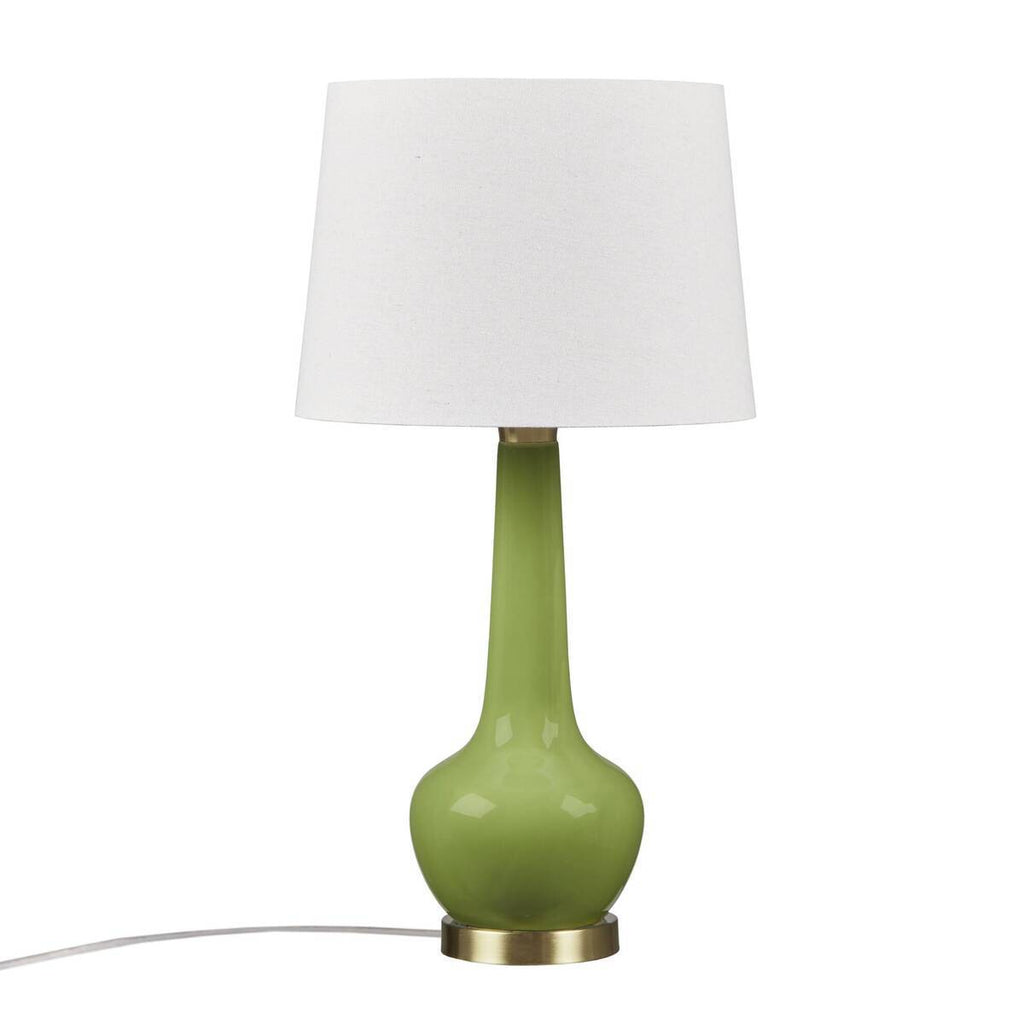 Genie-Inspired Green Ceramic Table Lamp