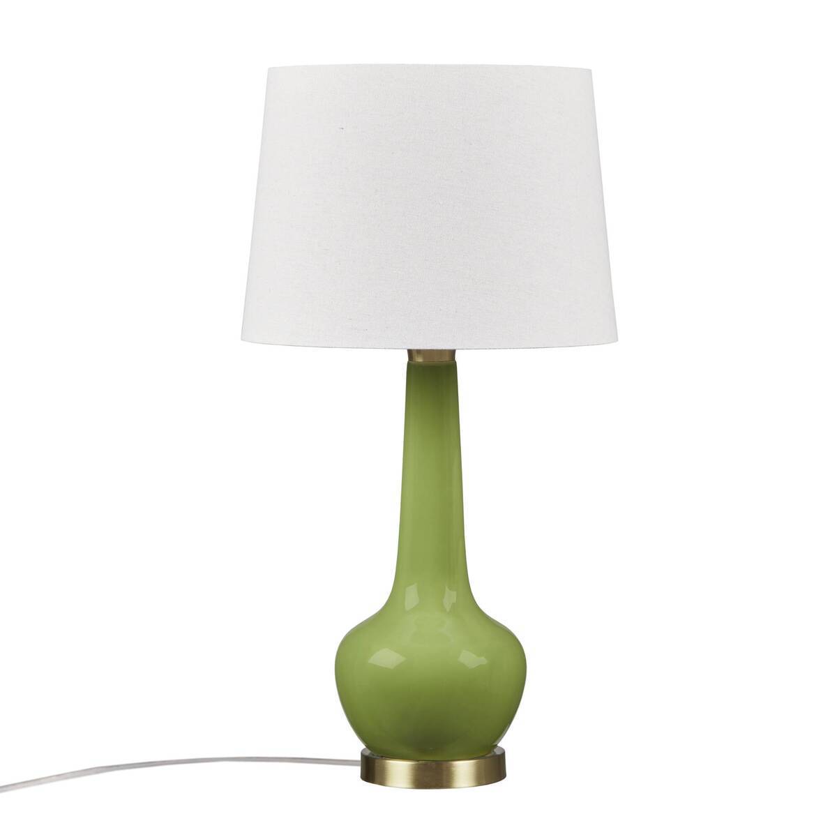 Genie-Inspired Green Ceramic Table Lamp