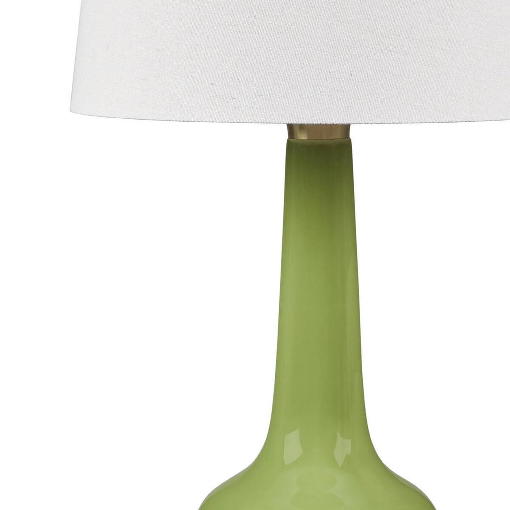 Genie-Inspired Green Ceramic Table Lamp