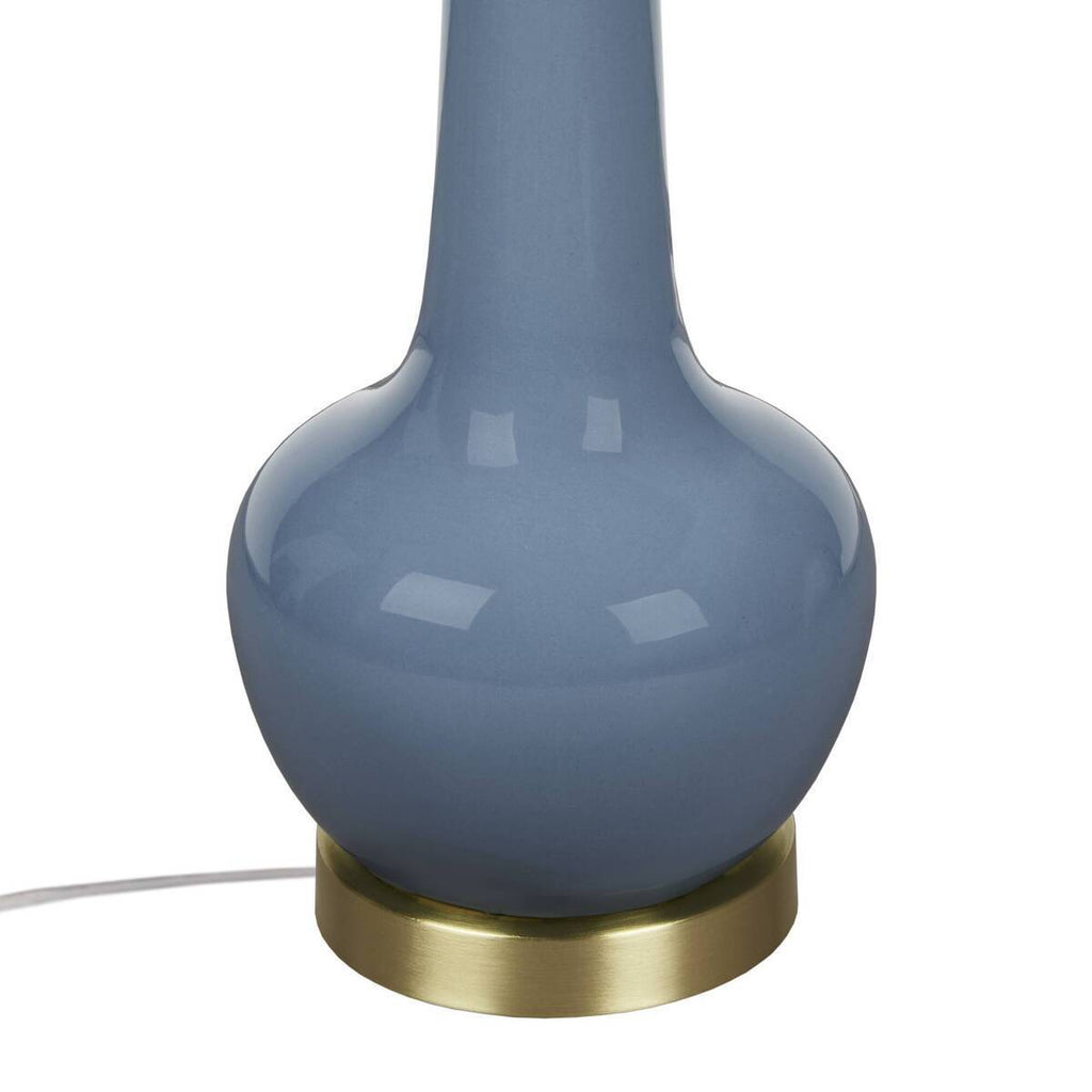 Genie Style Blue Ceramic Table Lamp