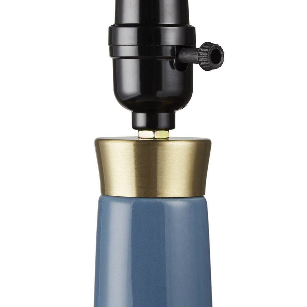 Genie Style Blue Ceramic Table Lamp