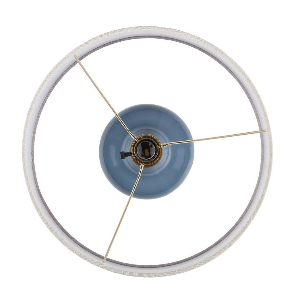 Genie Style Blue Ceramic Table Lamp