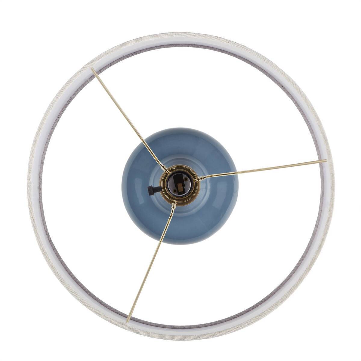 Genie Style Blue Ceramic Table Lamp