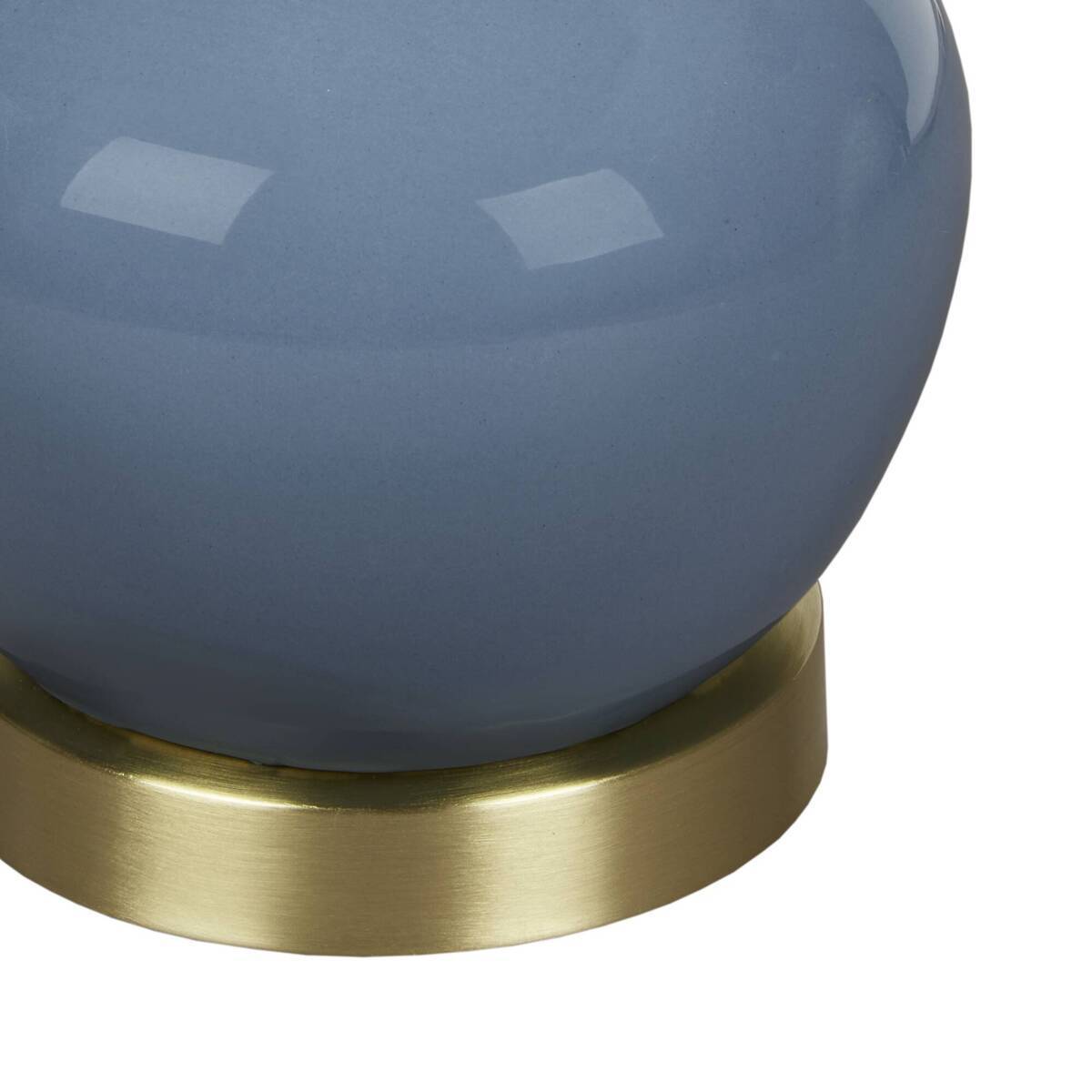 Genie Style Blue Ceramic Table Lamp