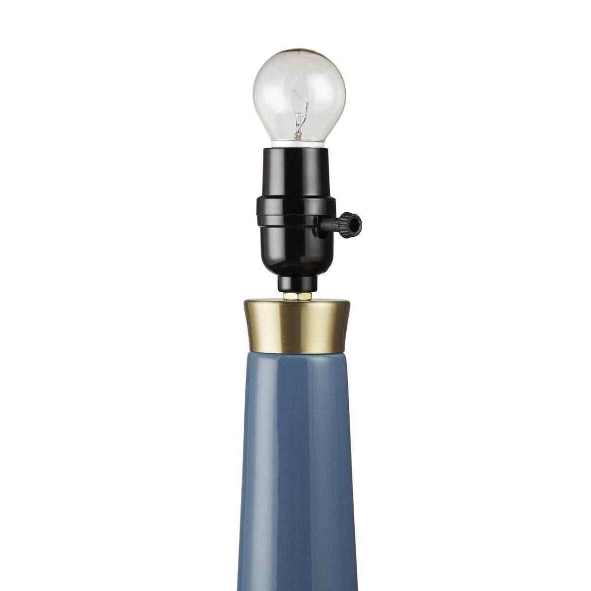 Genie Style Blue Ceramic Table Lamp
