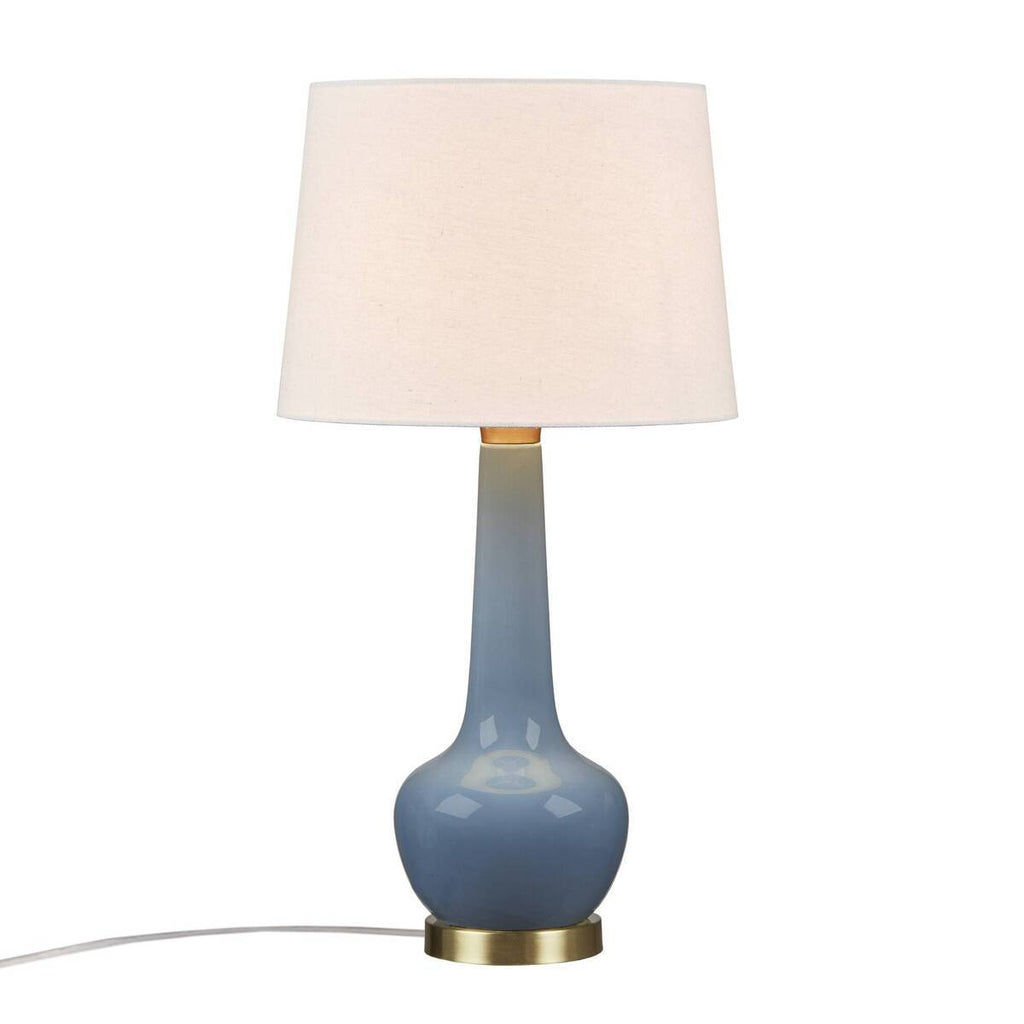 Genie Style Blue Ceramic Table Lamp