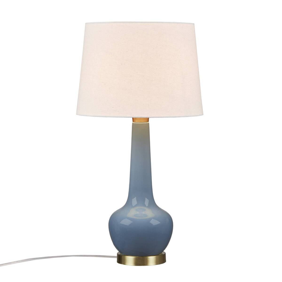 Genie Style Blue Ceramic Table Lamp