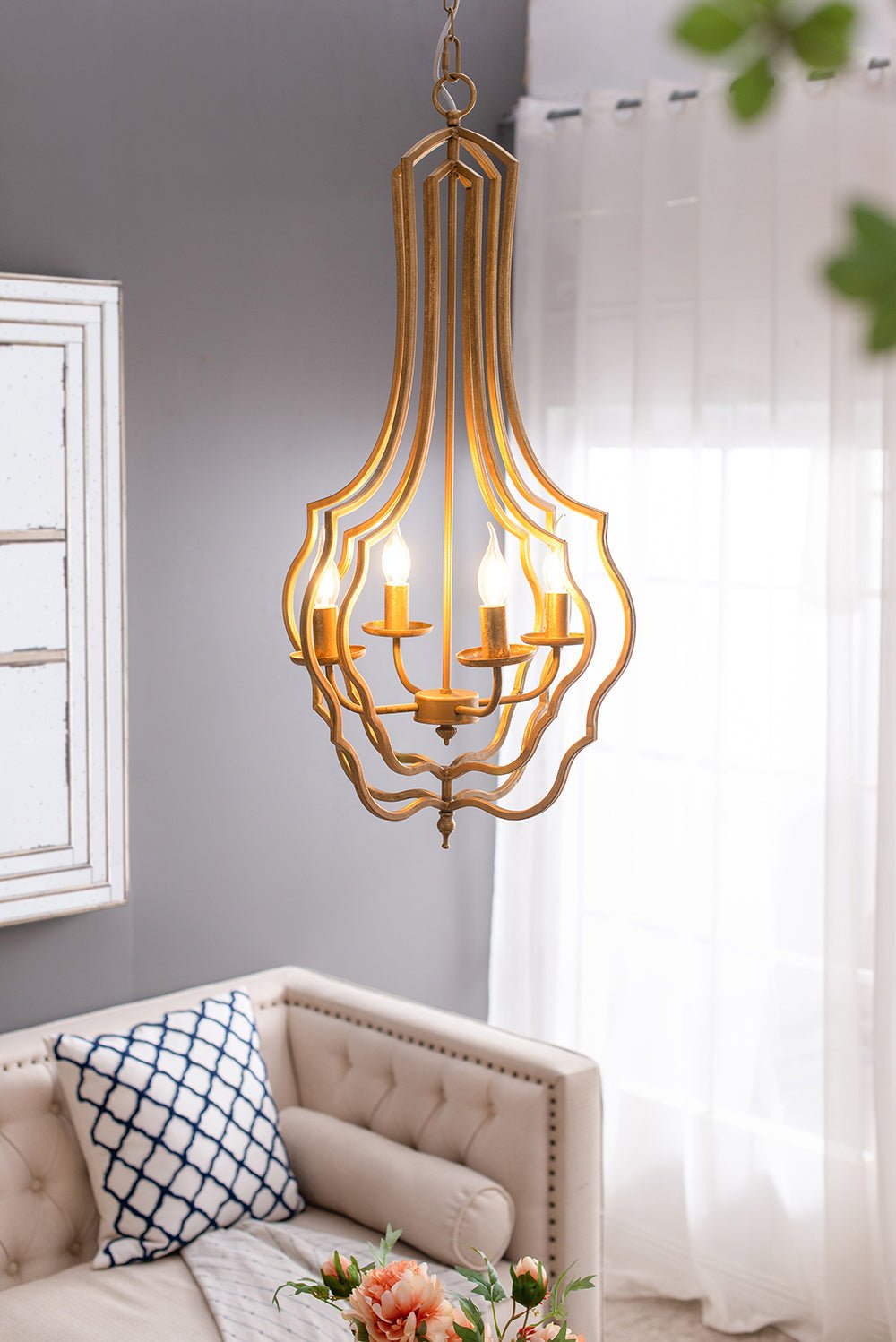 Gilded Nest Chandelier