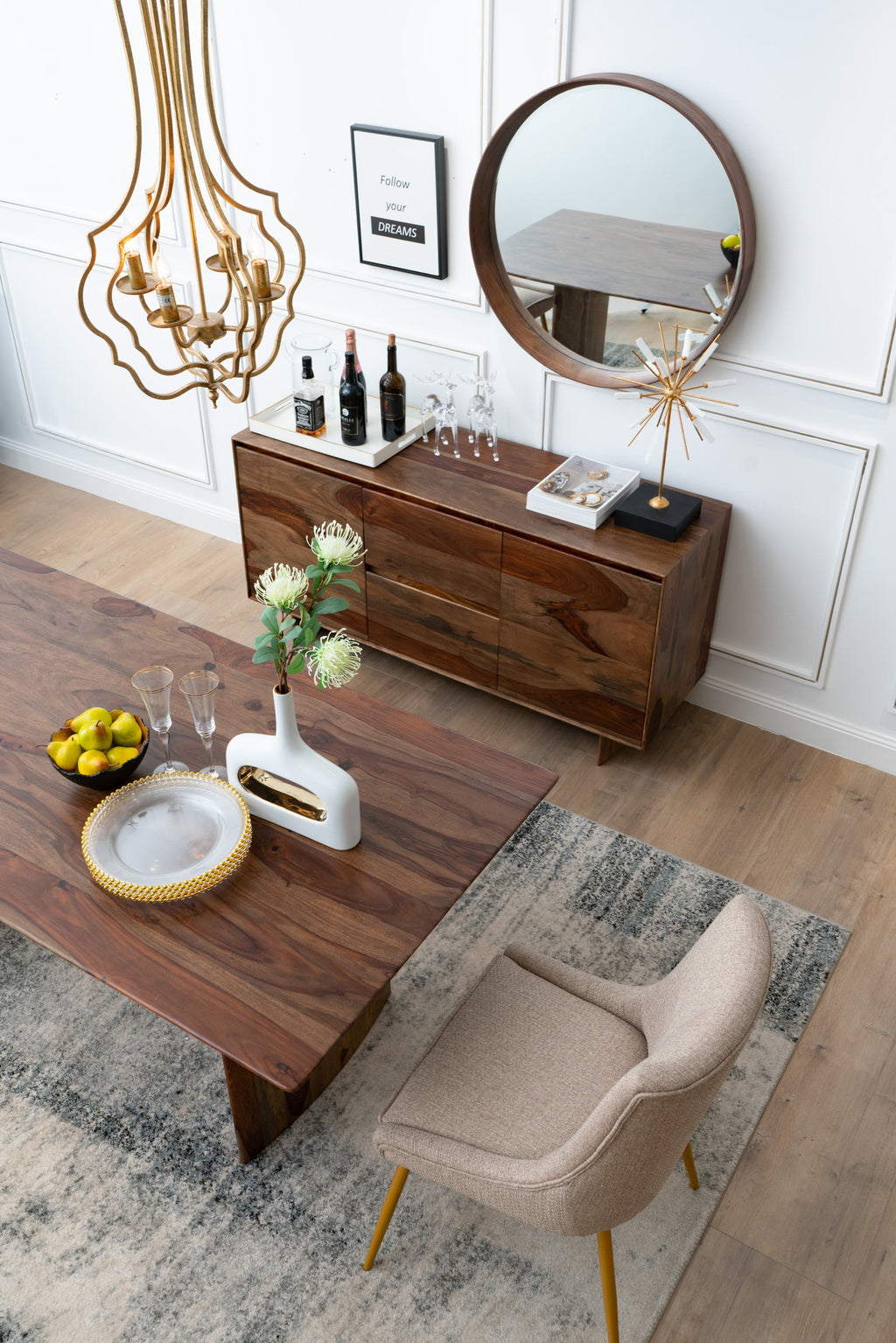 Gilded Nest Chandelier