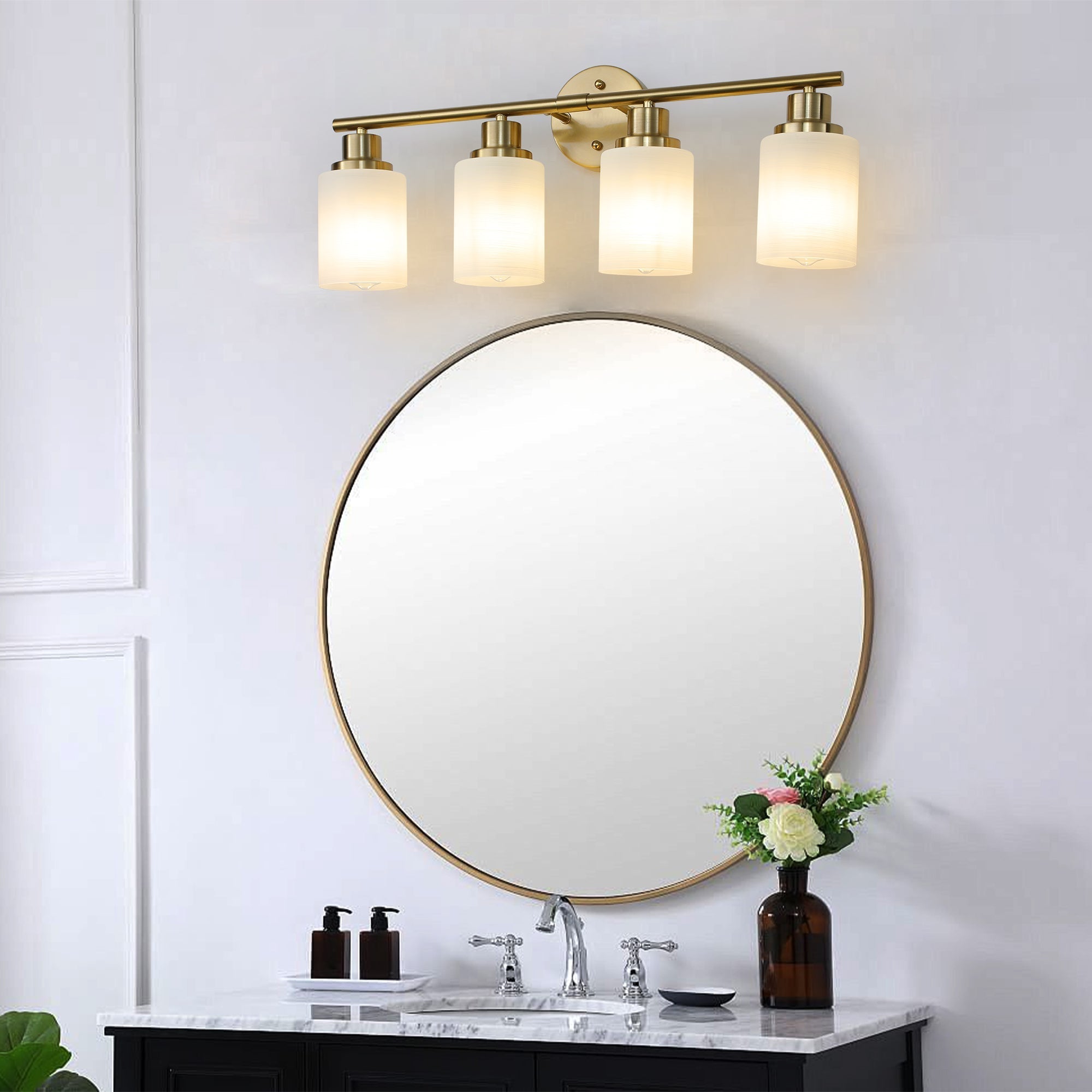Gilded Radiance Vanity Light