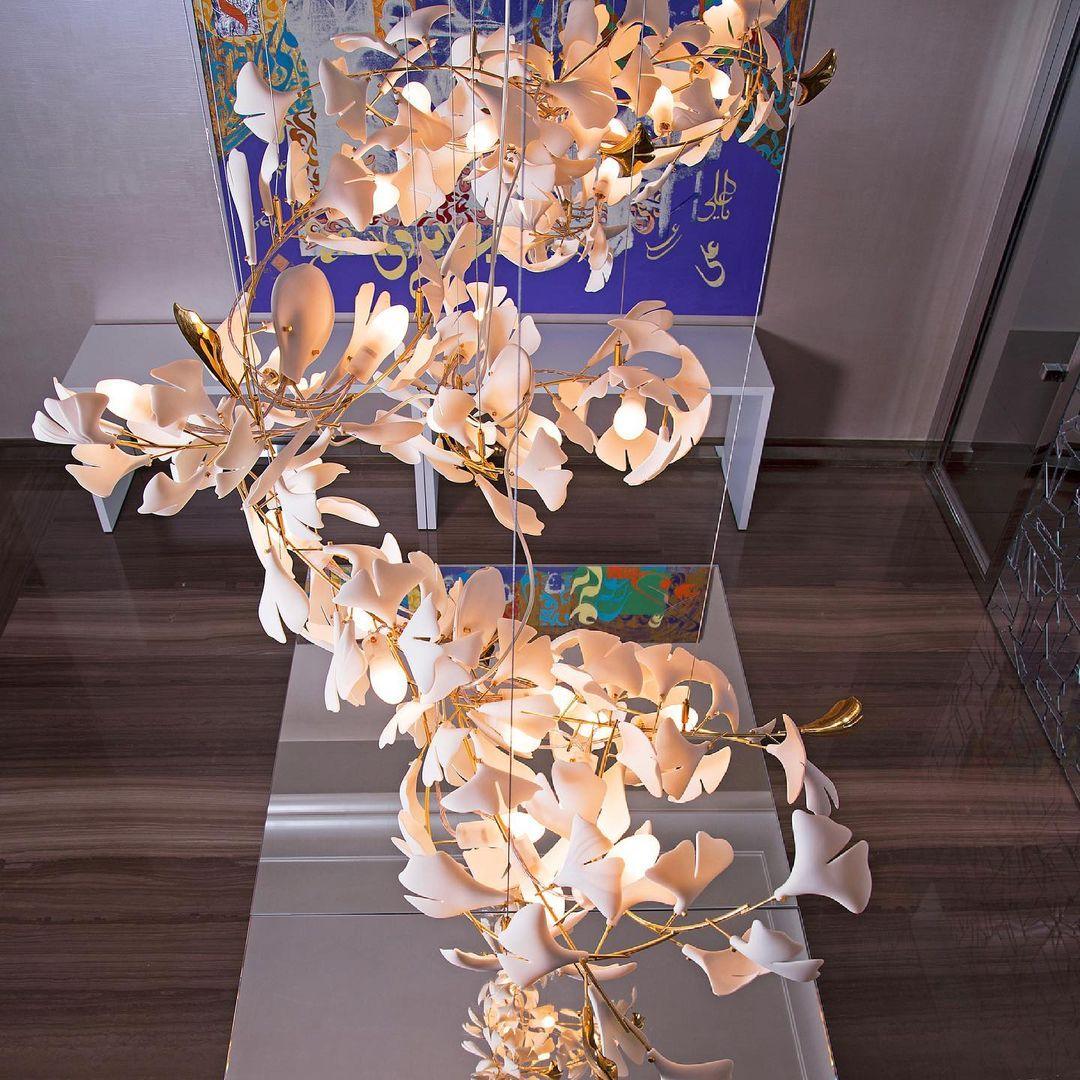 Ginkgo Chandelier E