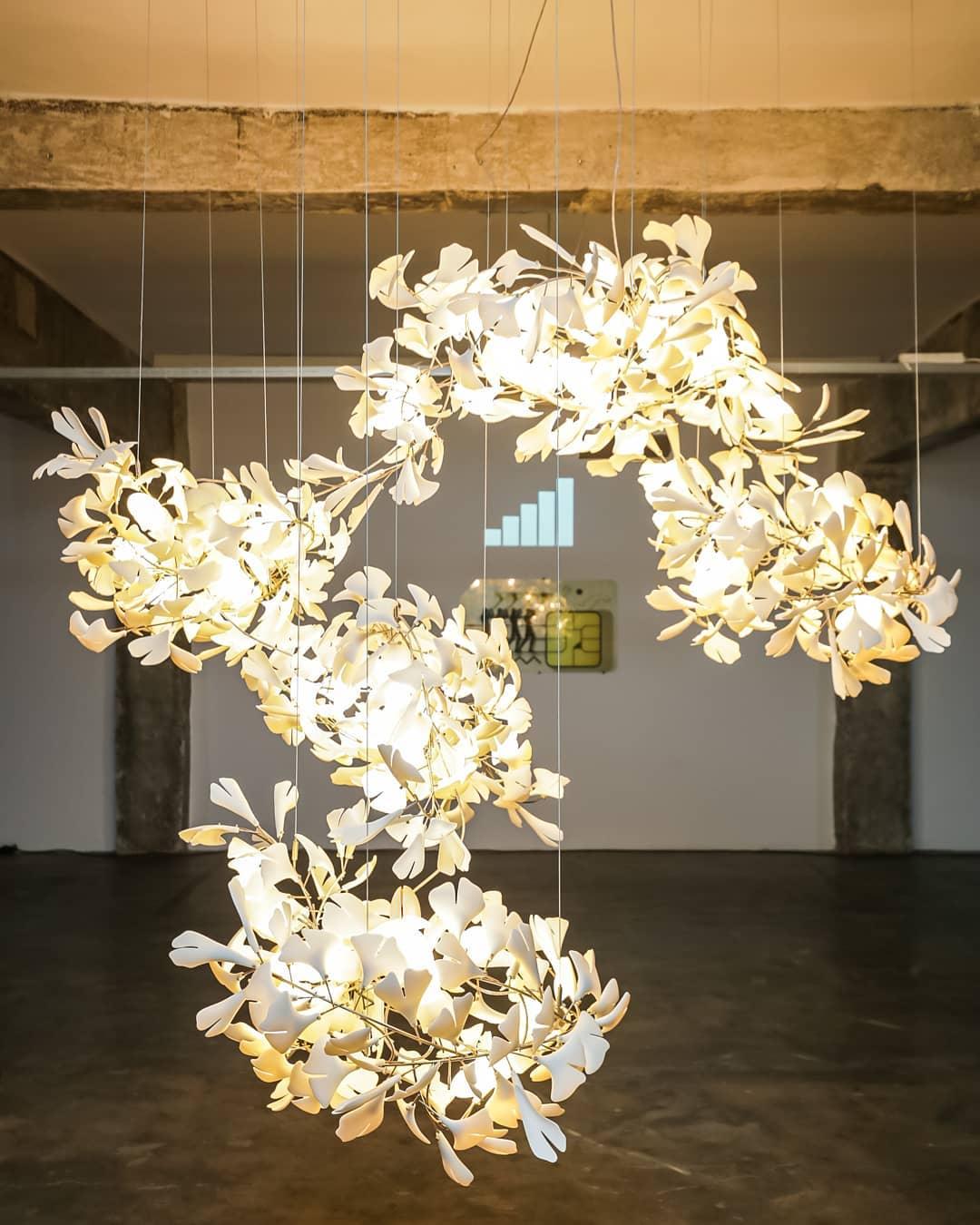 Ginkgo Chandelier F