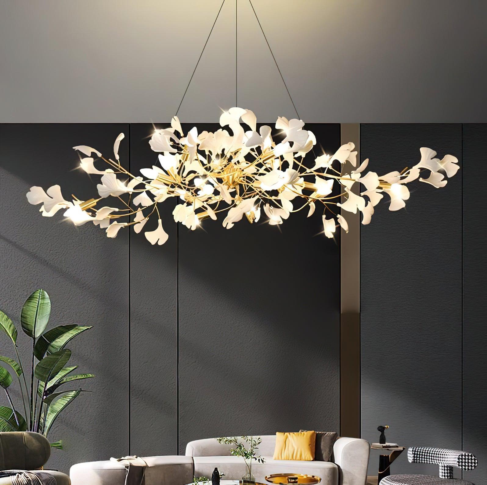 Ginkgo Chandelier I