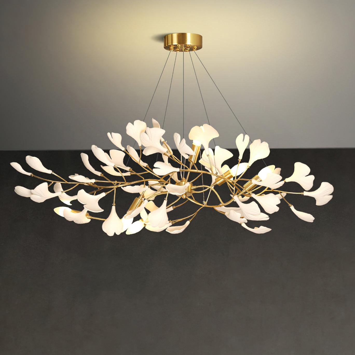 Ginkgo Chandelier I