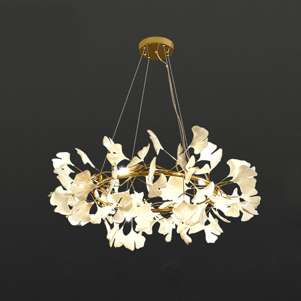 Ginkgo Halo Chandelier