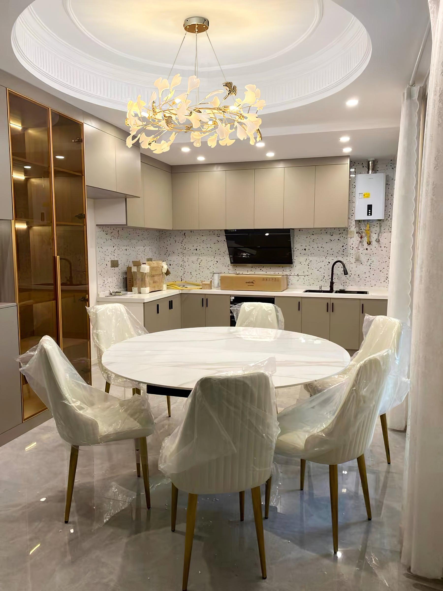 Ginkgo Halo Chandelier