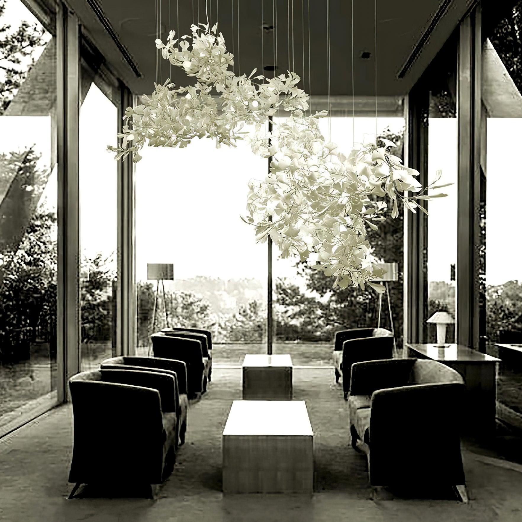 Ginkgo Leaf Chandelier C