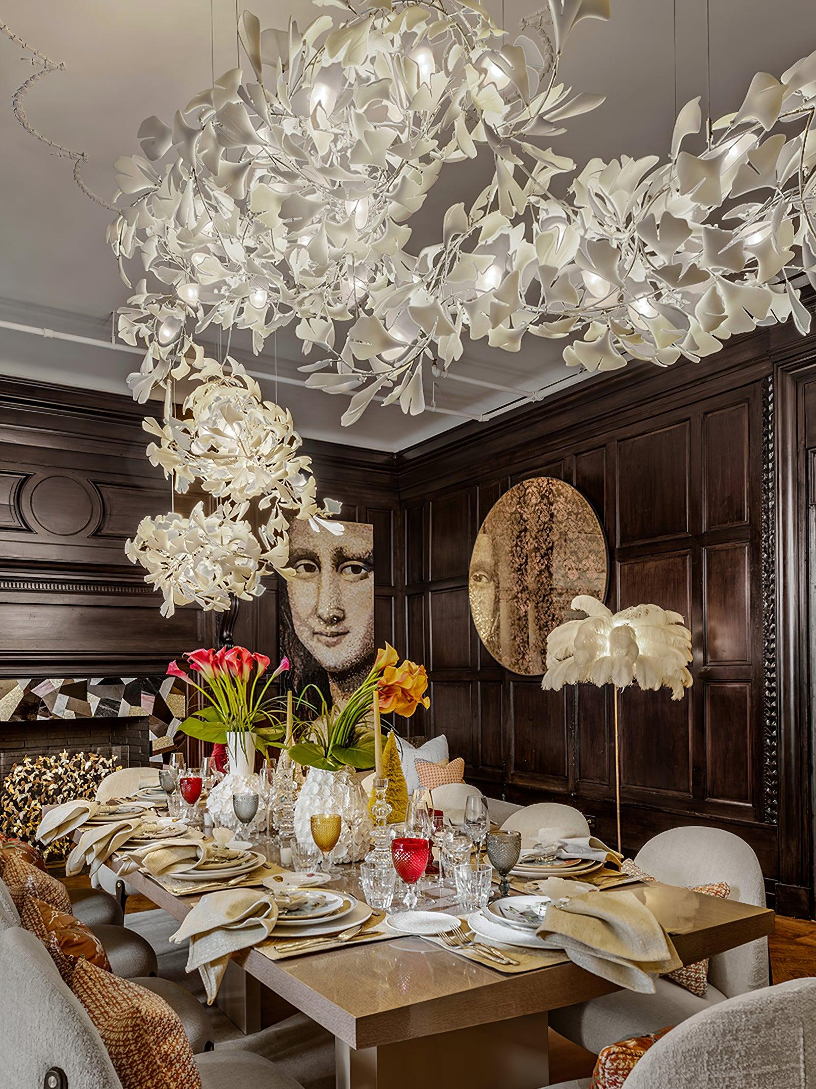 Ginkgo Leaf Chandelier C