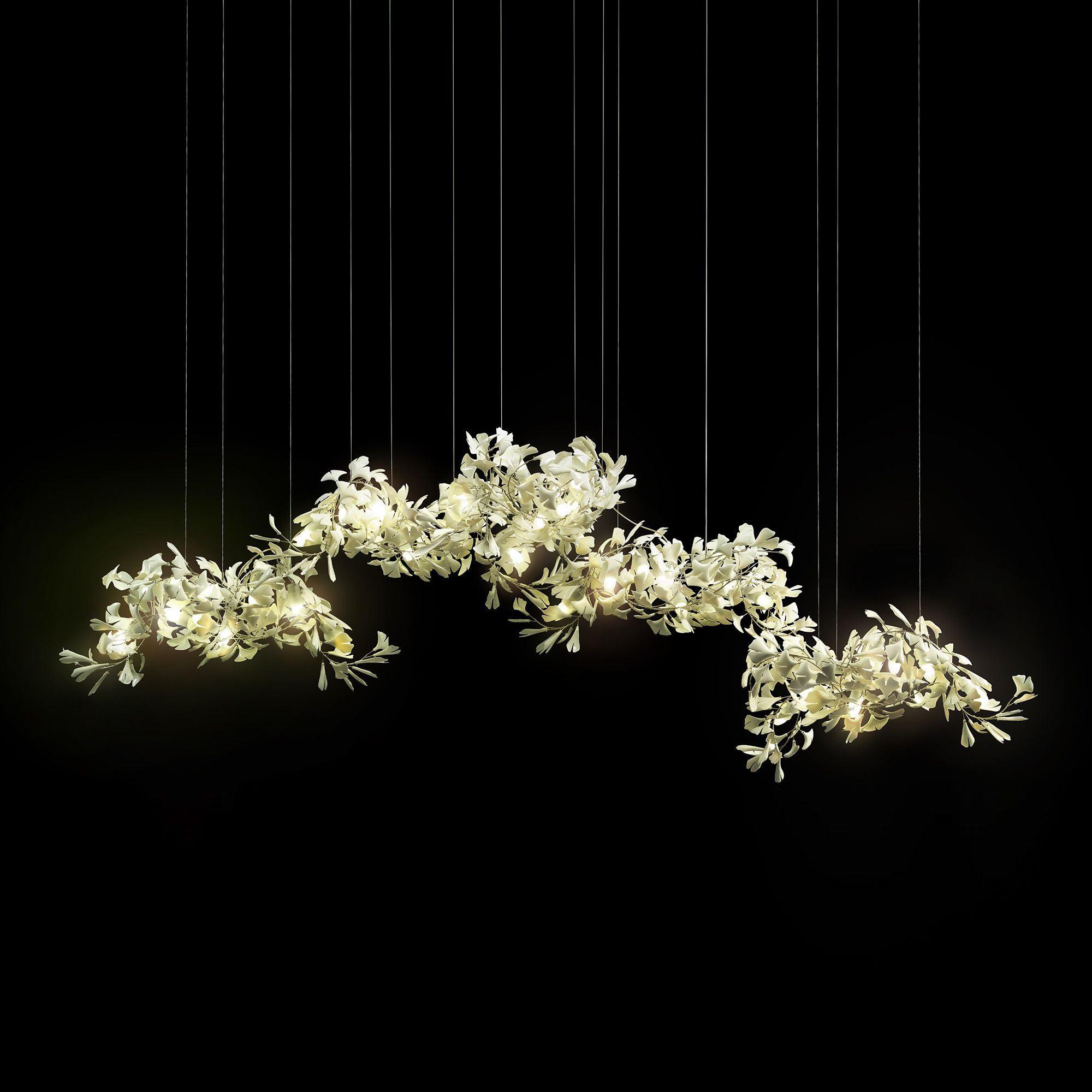 Ginkgo Leaf Chandelier C