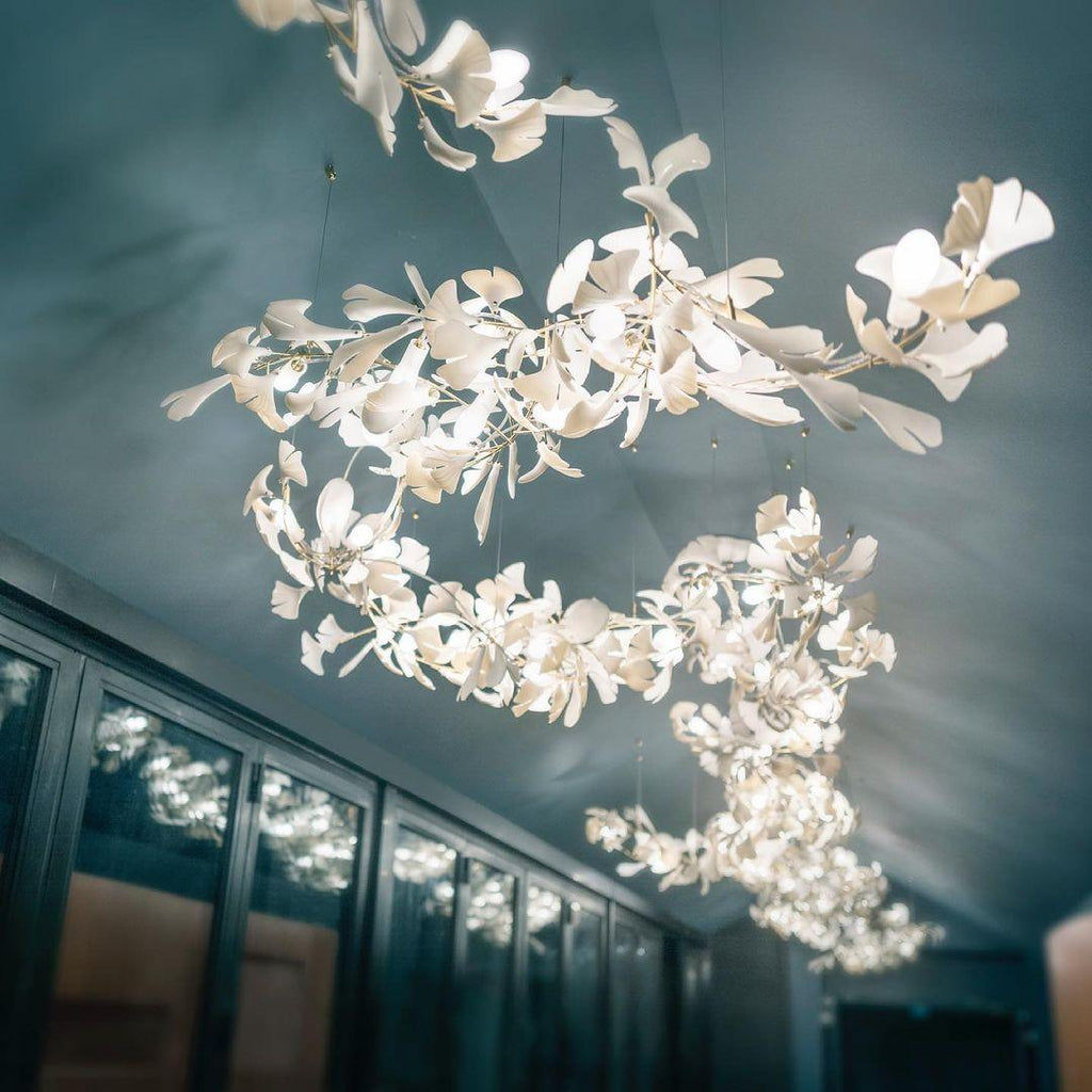 Ginkgo Leaf Chandelier C