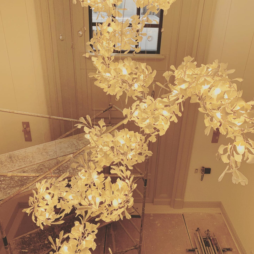 Ginkgo Leaf Chandelier C