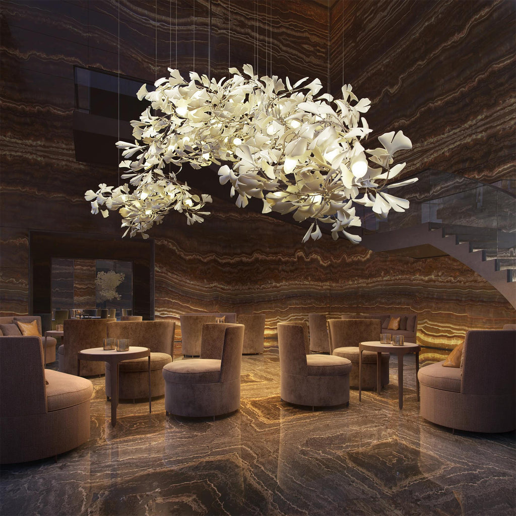 Ginkgo Leaf Chandelier C