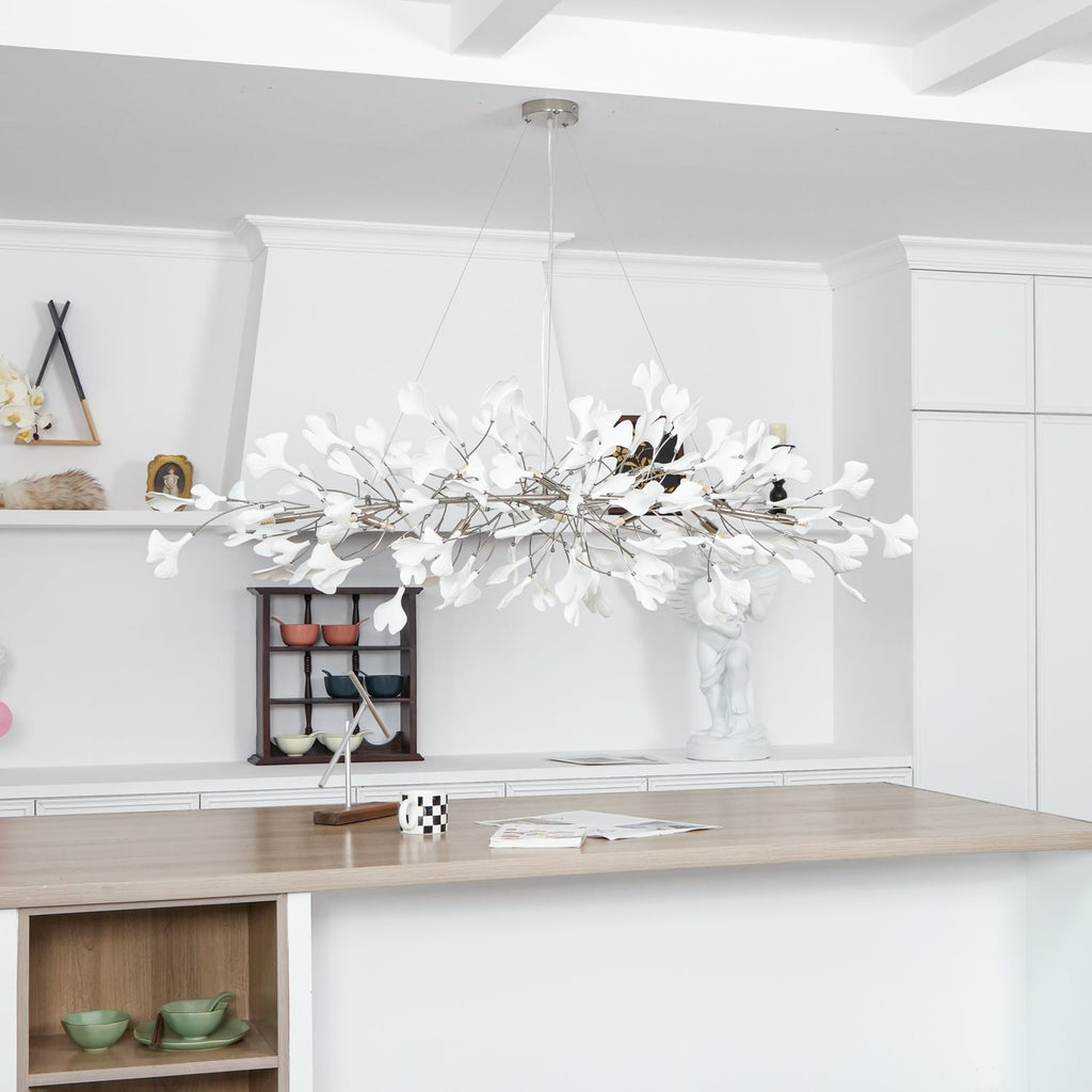 Ginkgo Leaf Chandelier Model A