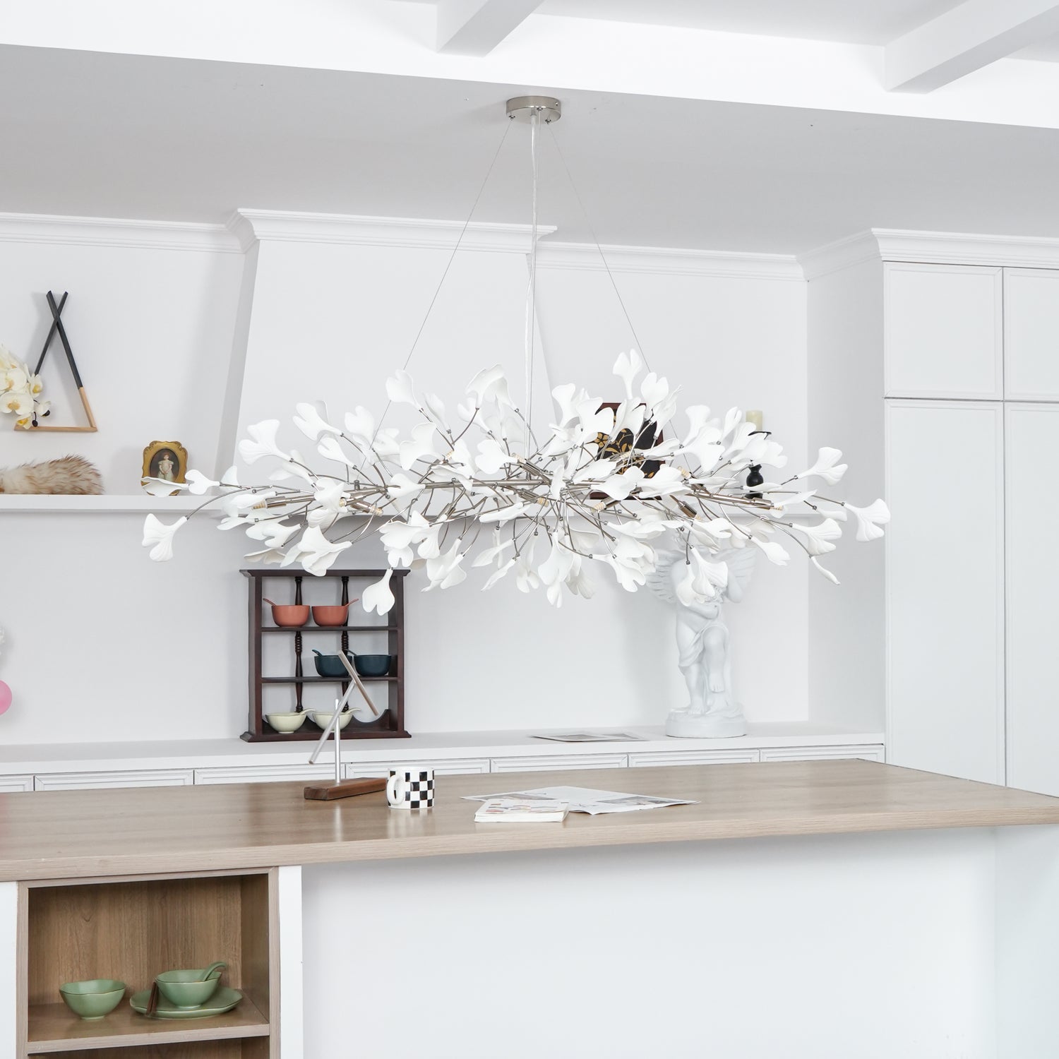 Ginkgo Leaf Chandelier Model A