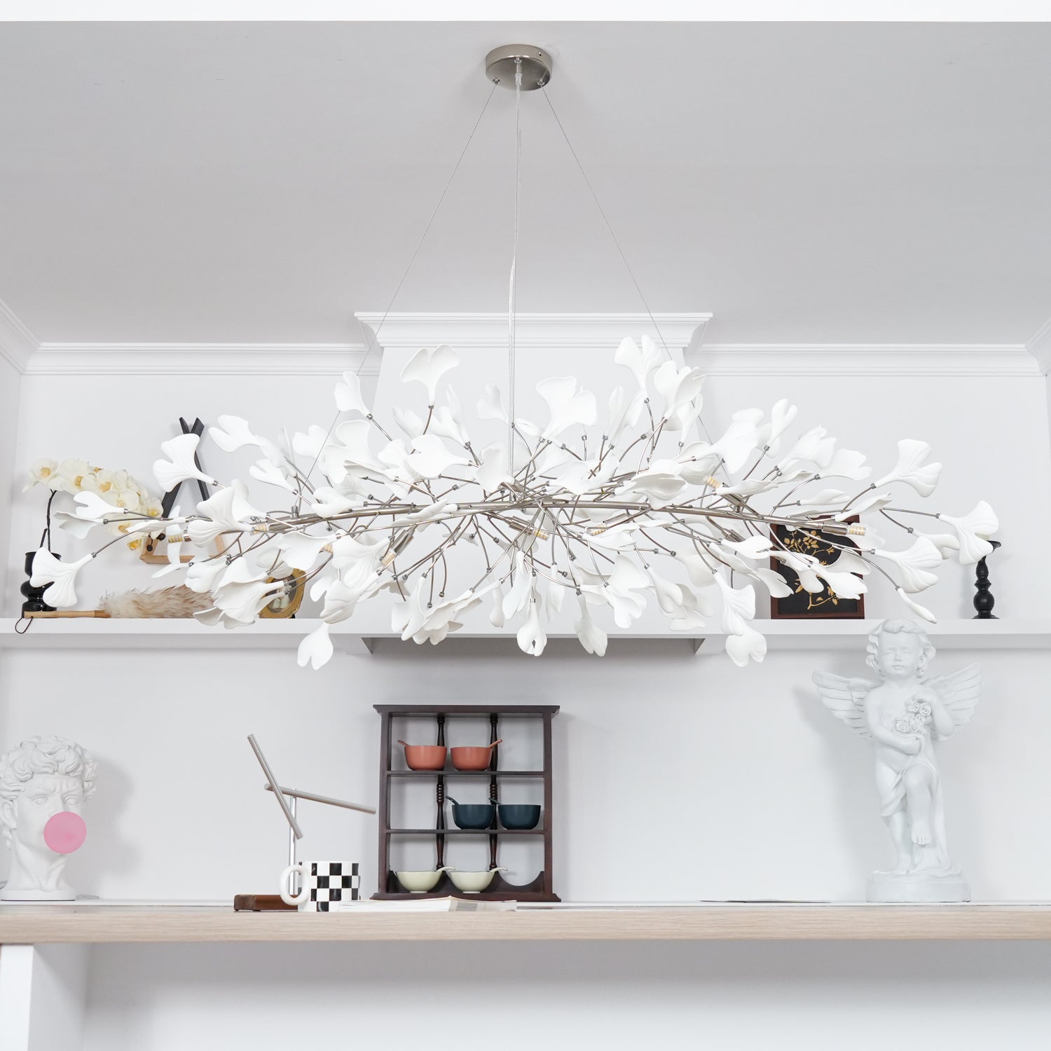 Ginkgo Leaf Chandelier Model A