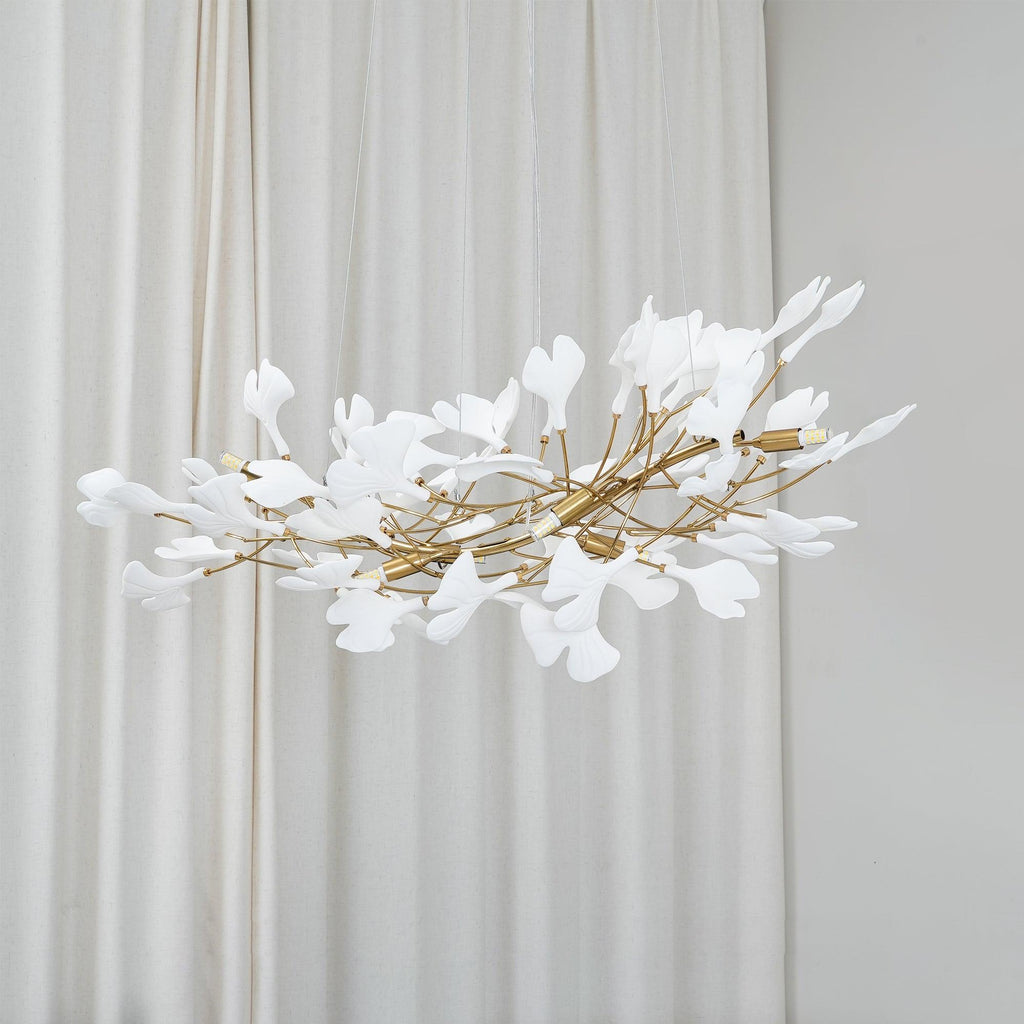 Ginkgo Leaf Chandelier Model B