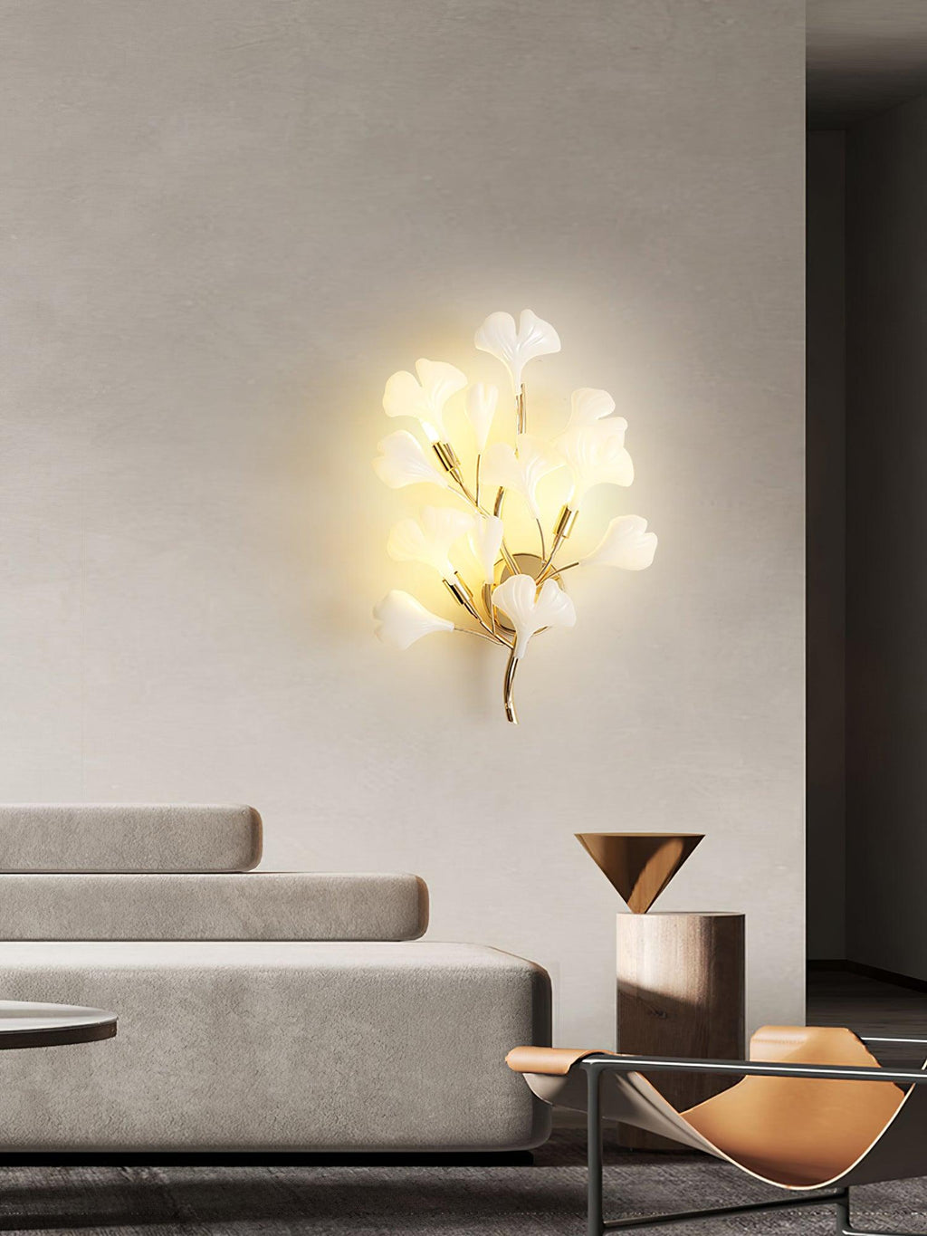 Ginkgo Leaf Wall Lamp