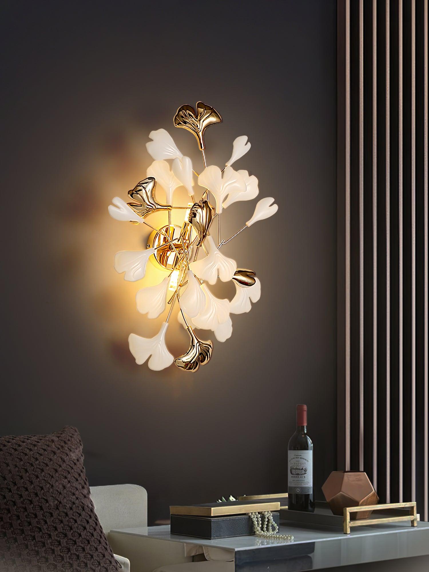 Ginkgo Leaf Wall Lamp