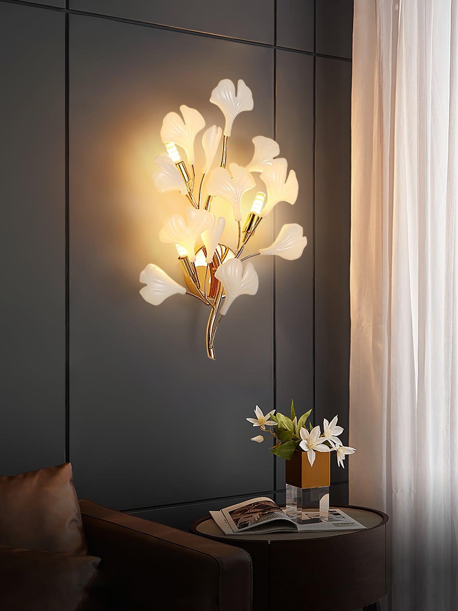 Ginkgo Leaf Wall Lamp