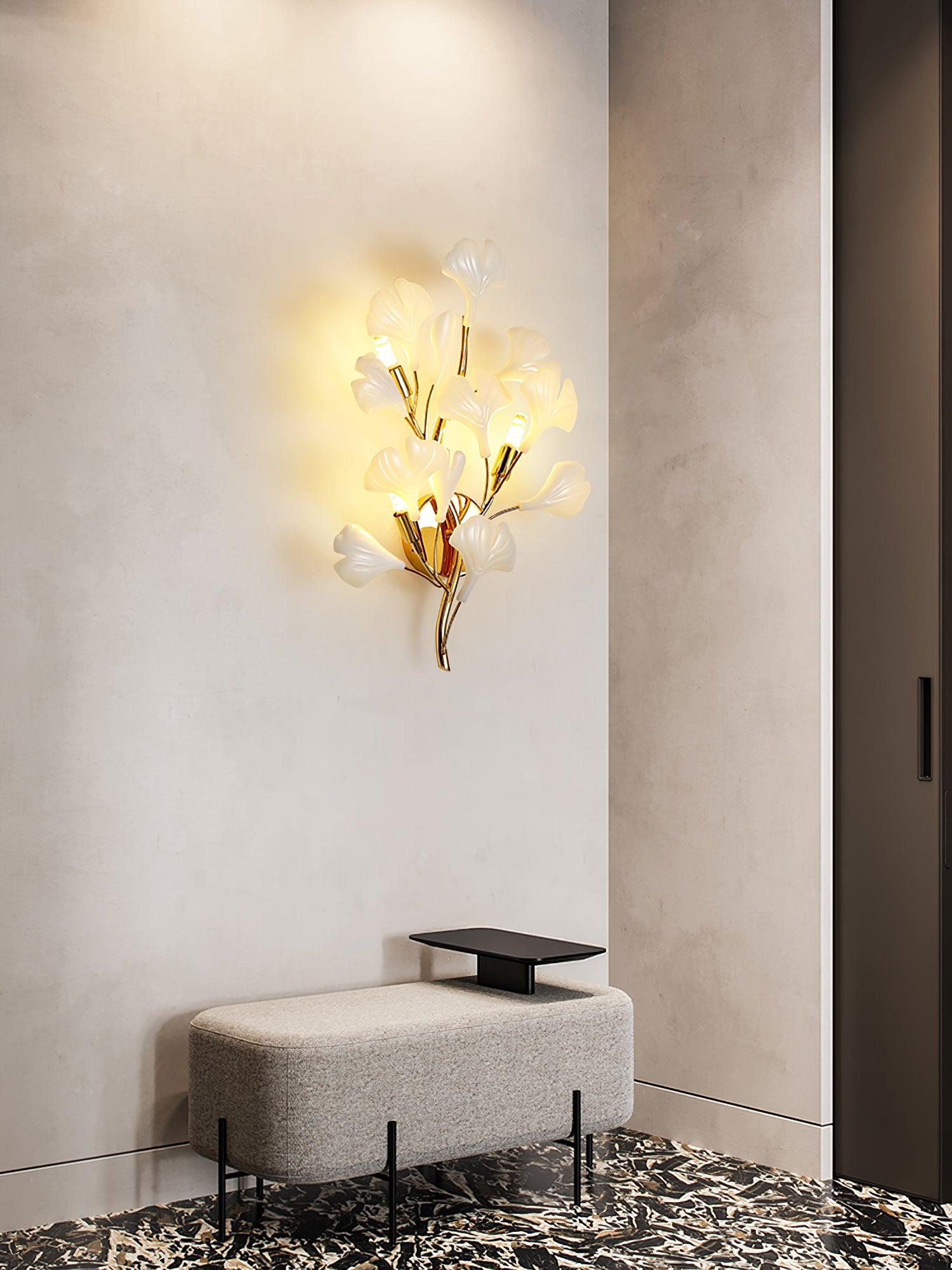 Ginkgo Leaf Wall Lamp