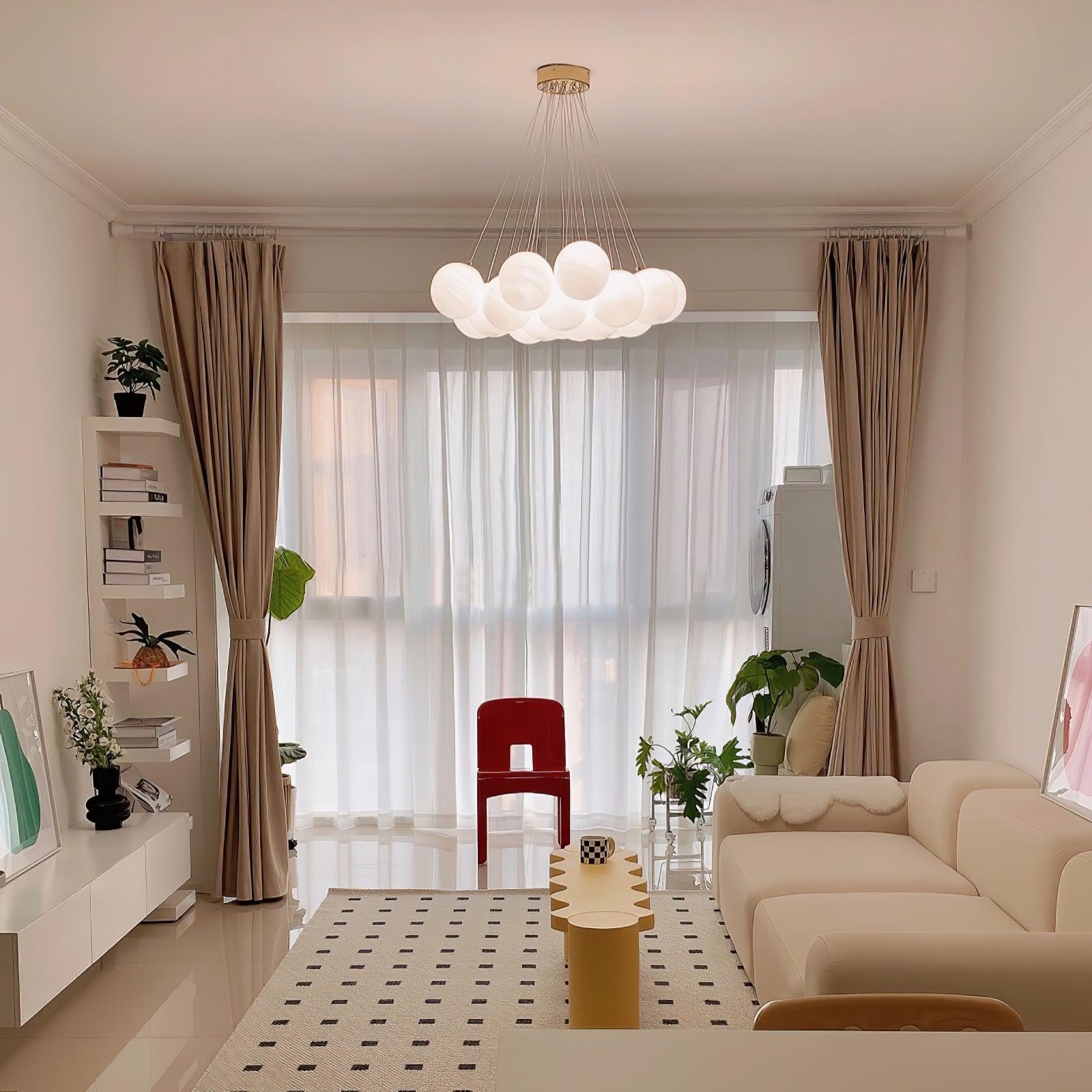 Glass Cluster Chandelier Type A