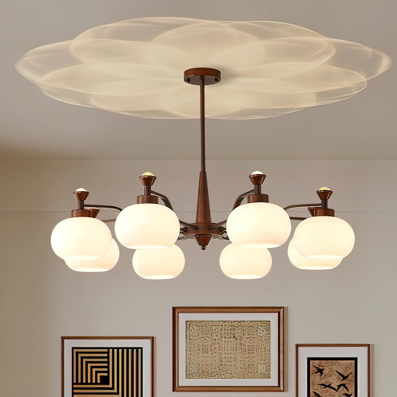 Globe Spotlight Chandelier - ZozHome
