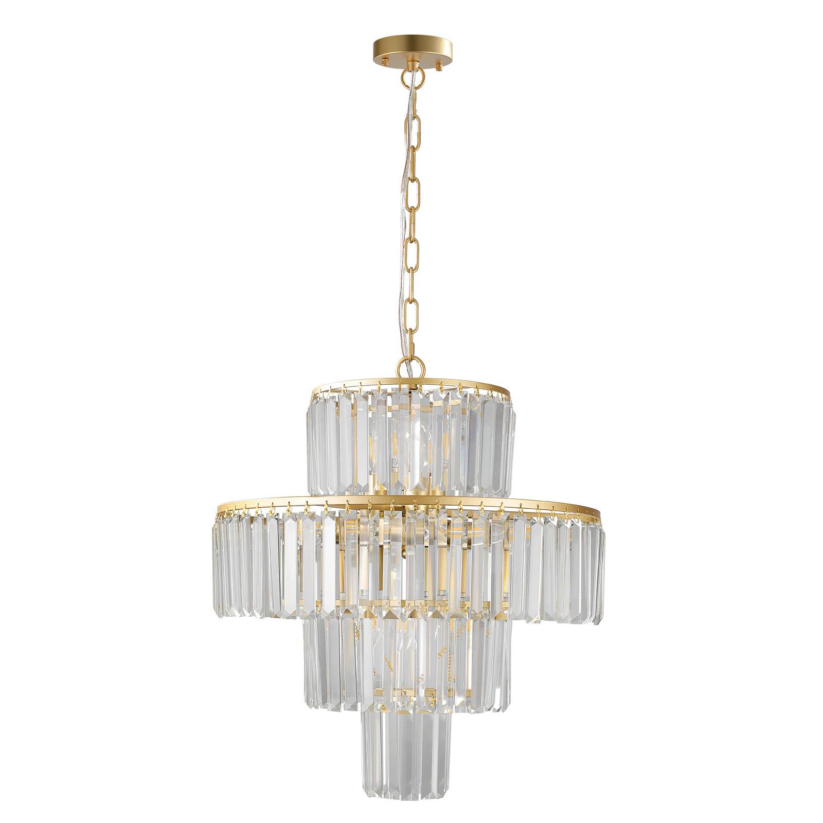 Golden Crystal Chandelier B
