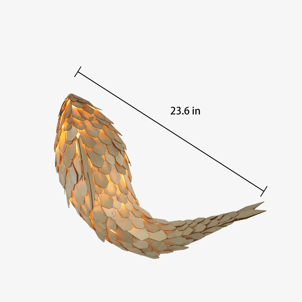 Graceful Koi Gliding Wall Lamp - ZozHome