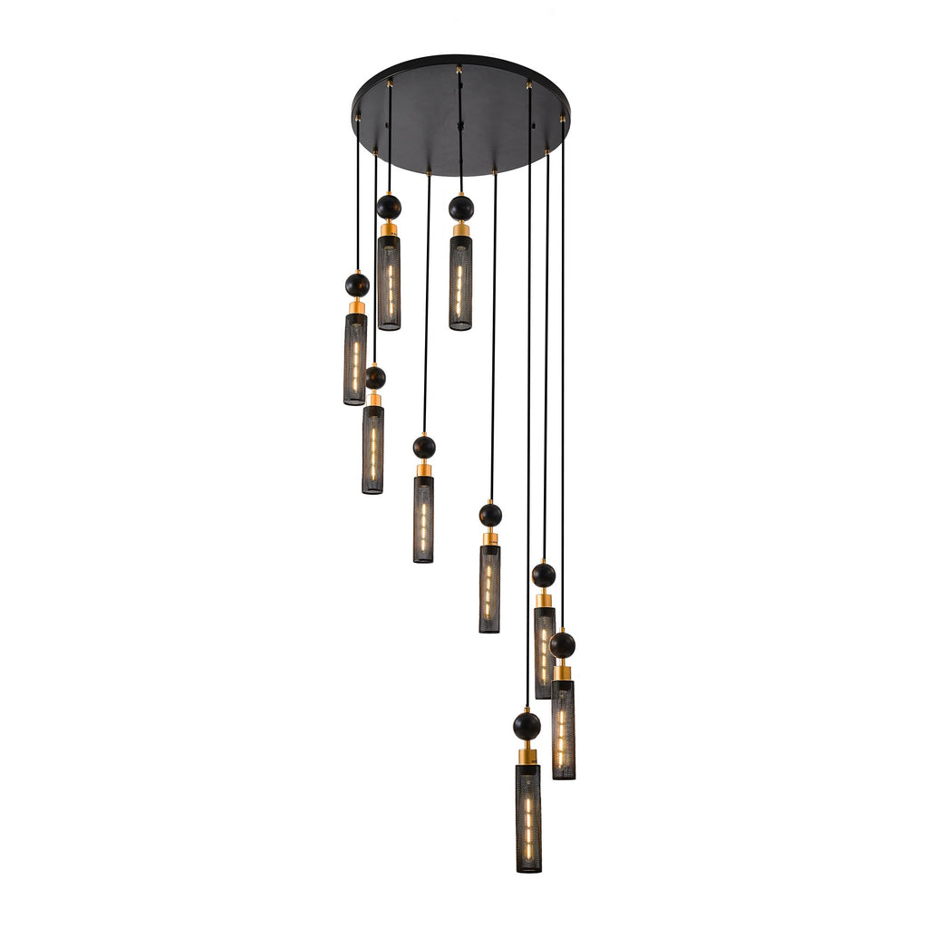 Gridlock Industrial Chandelier