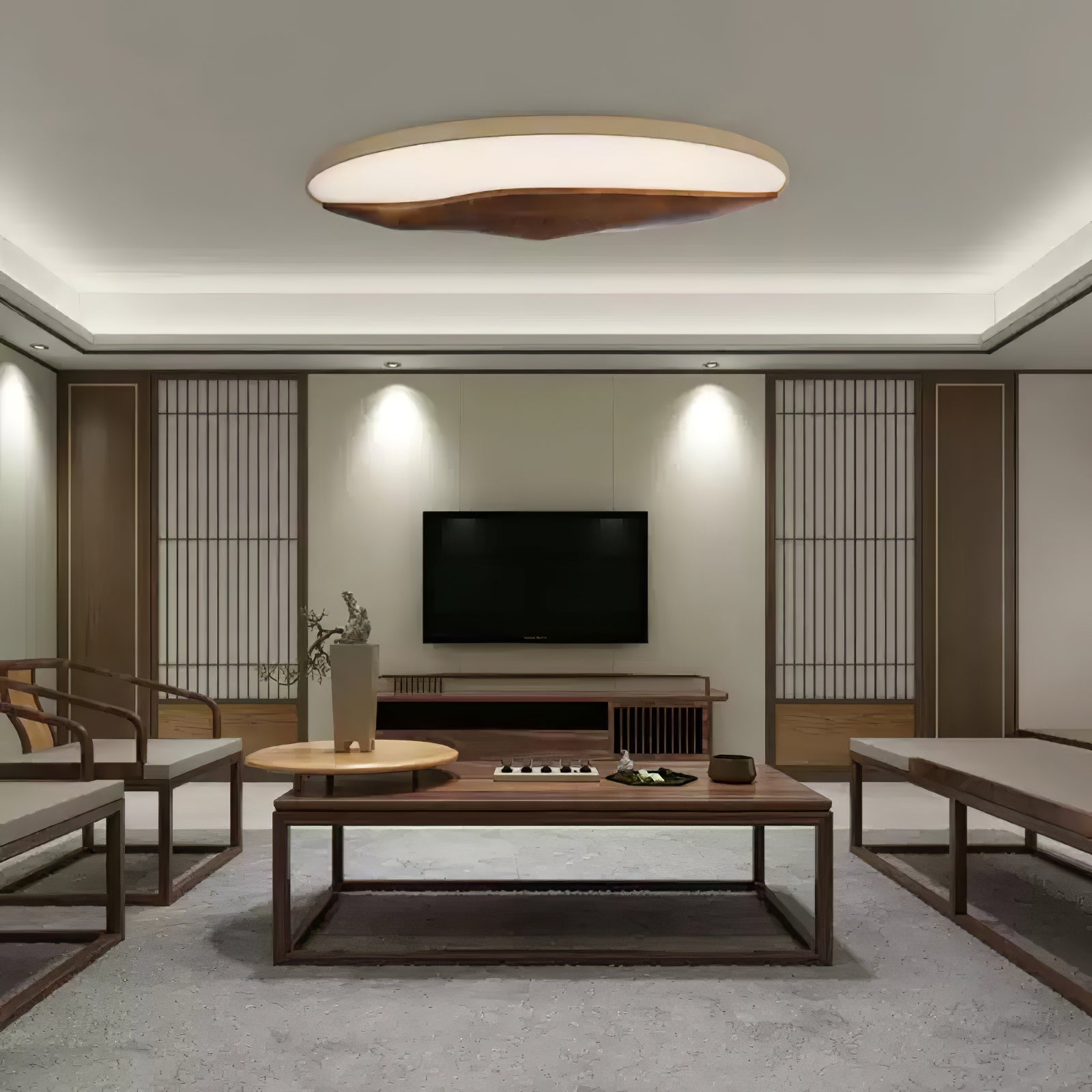 Half - Mountain Ceiling Lamp - ZozHome