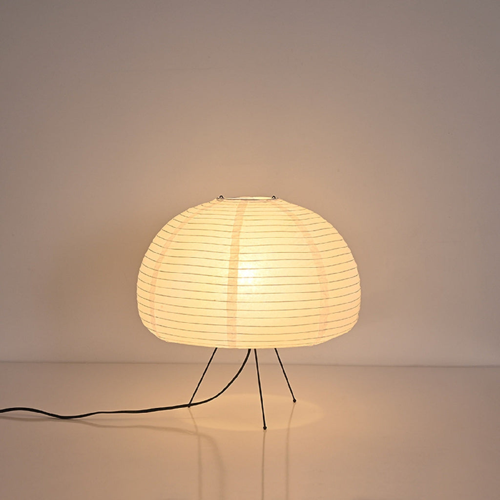 Hemisphere Rice Paper Table Lamp